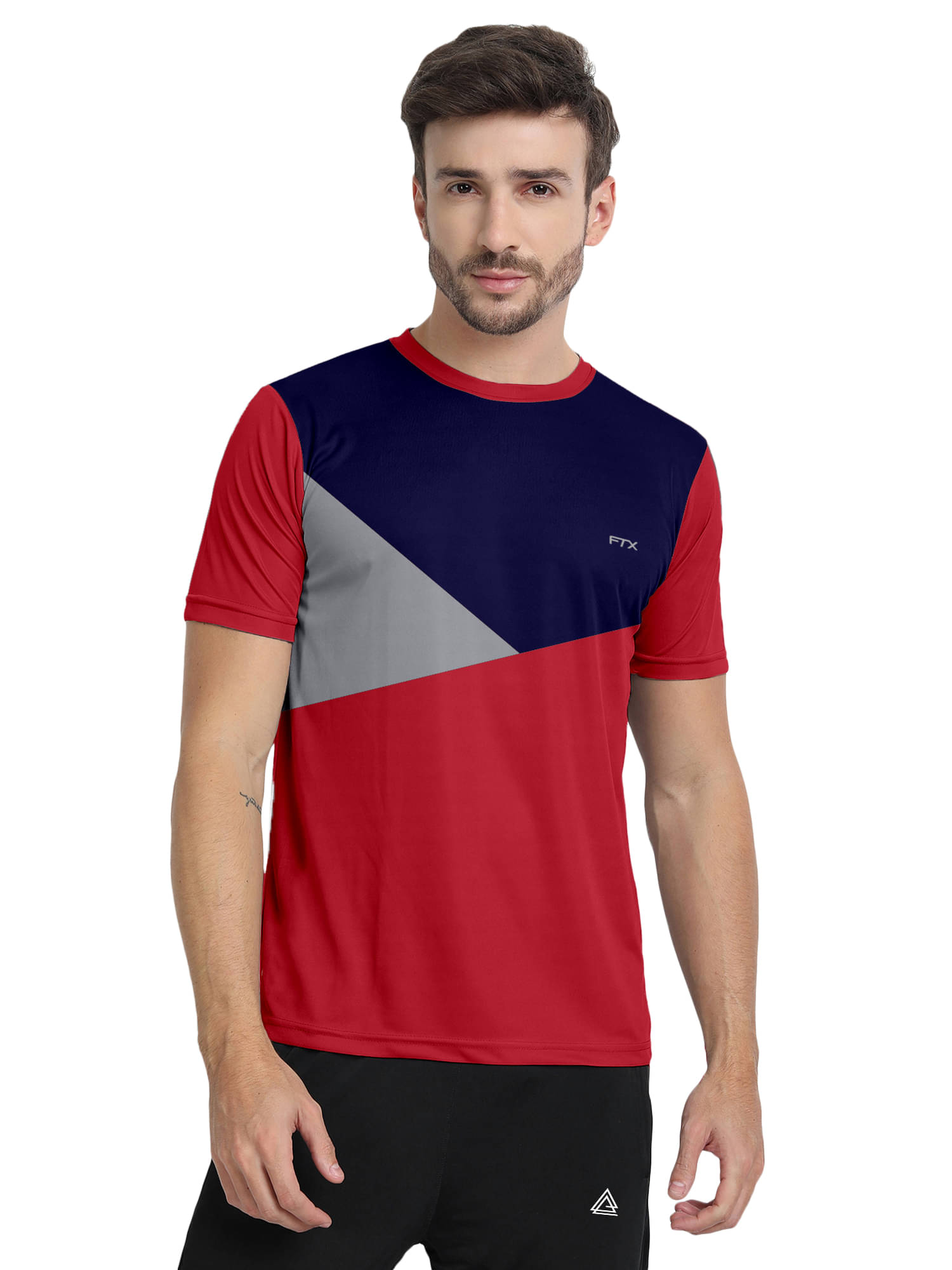 FTX Pack of 1 Polyester Regular Fit Men's T-Shirt ( Dark Red ) FTX Pack of 1 Polyester Regular Fit Men's T-Shirt ( Dark Red )