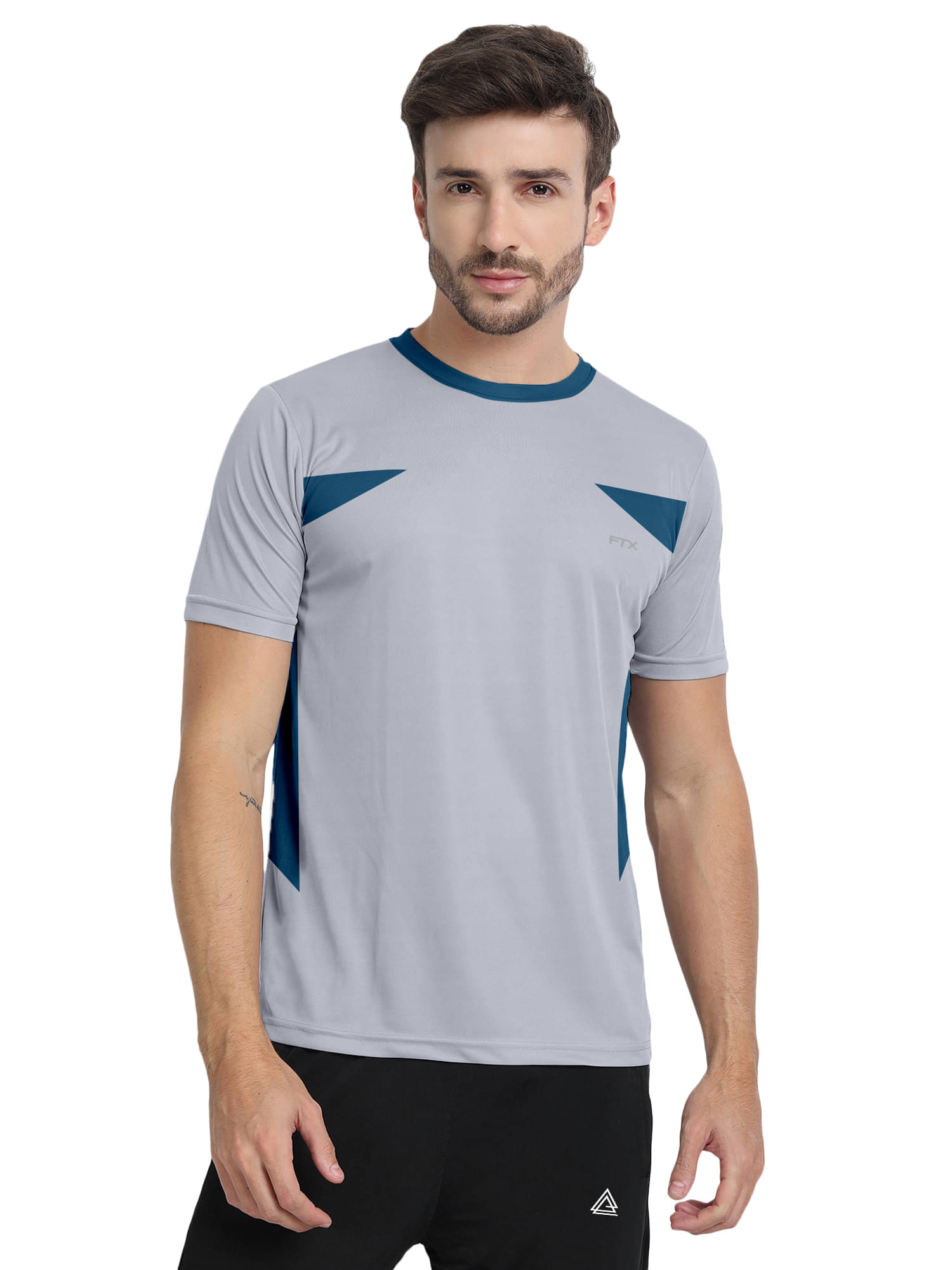 FTX Pack of 1 Polyester Regular Fit Men's T-Shirt ( Grey ) FTX Pack of 1 Polyester Regular Fit Men's T-Shirt ( Grey )