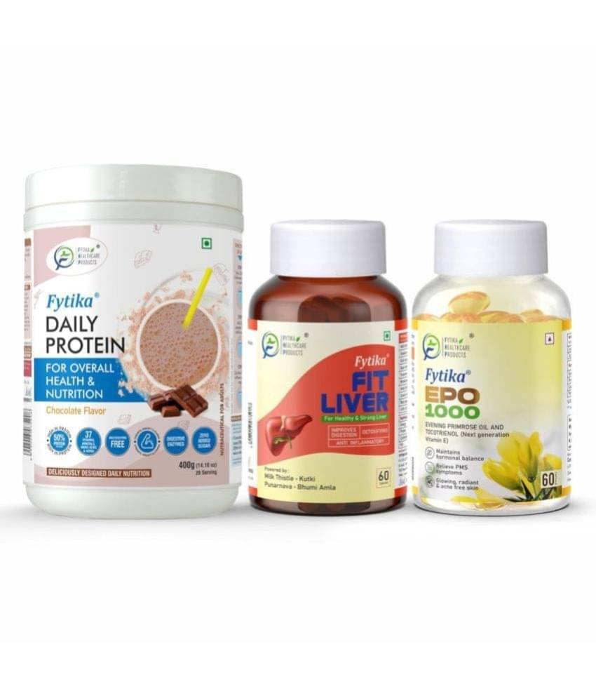 FYTIKA Protein+ Fit Liver+ EPO 1000 3 gm Pack of 3 FYTIKA Protein+ Fit Liver+ EPO 1000 3 gm Pack of 3