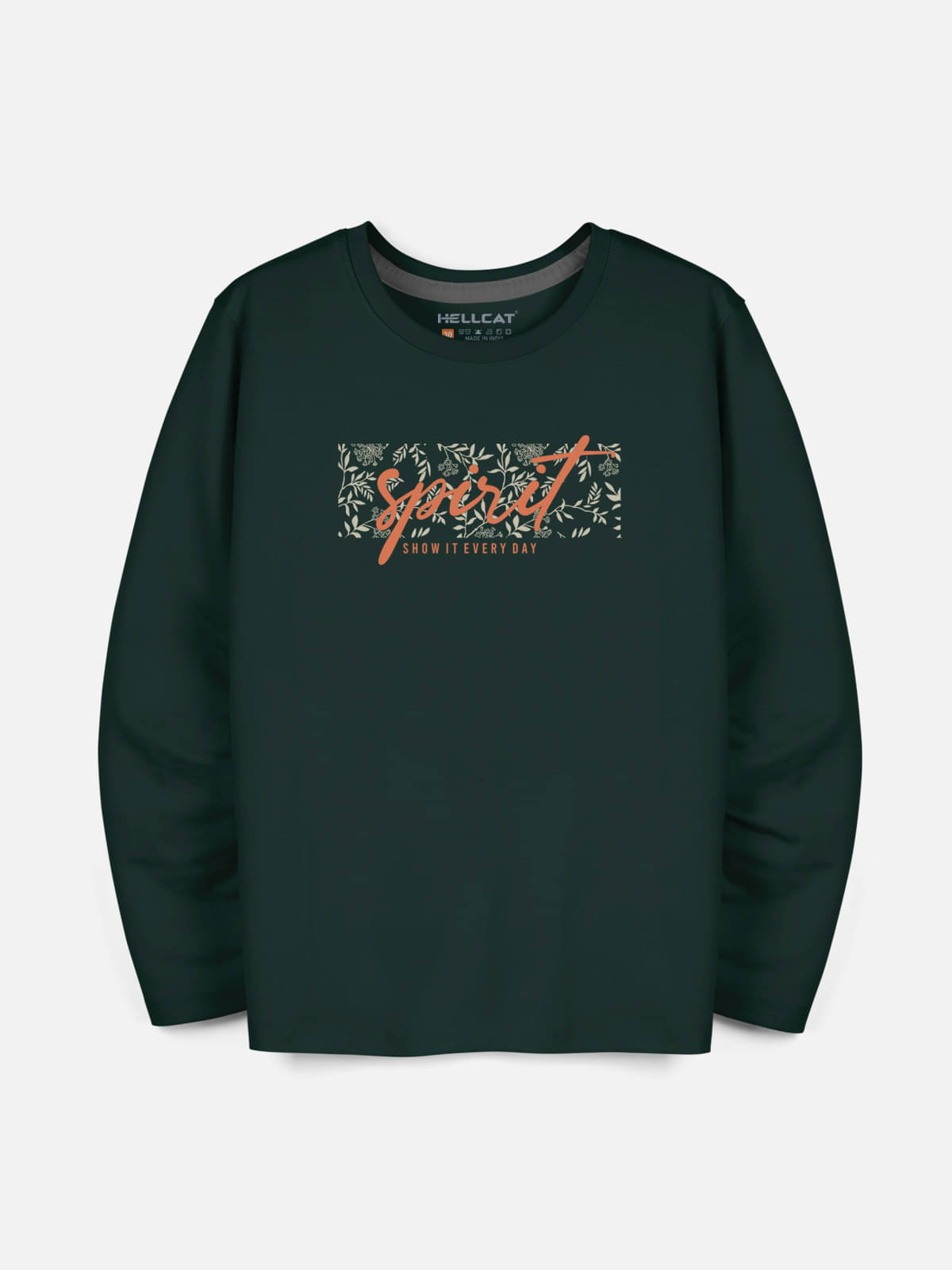     			HELLCAT Pack of 2 Boys Cotton Blend T-Shirt ( Dark Green )