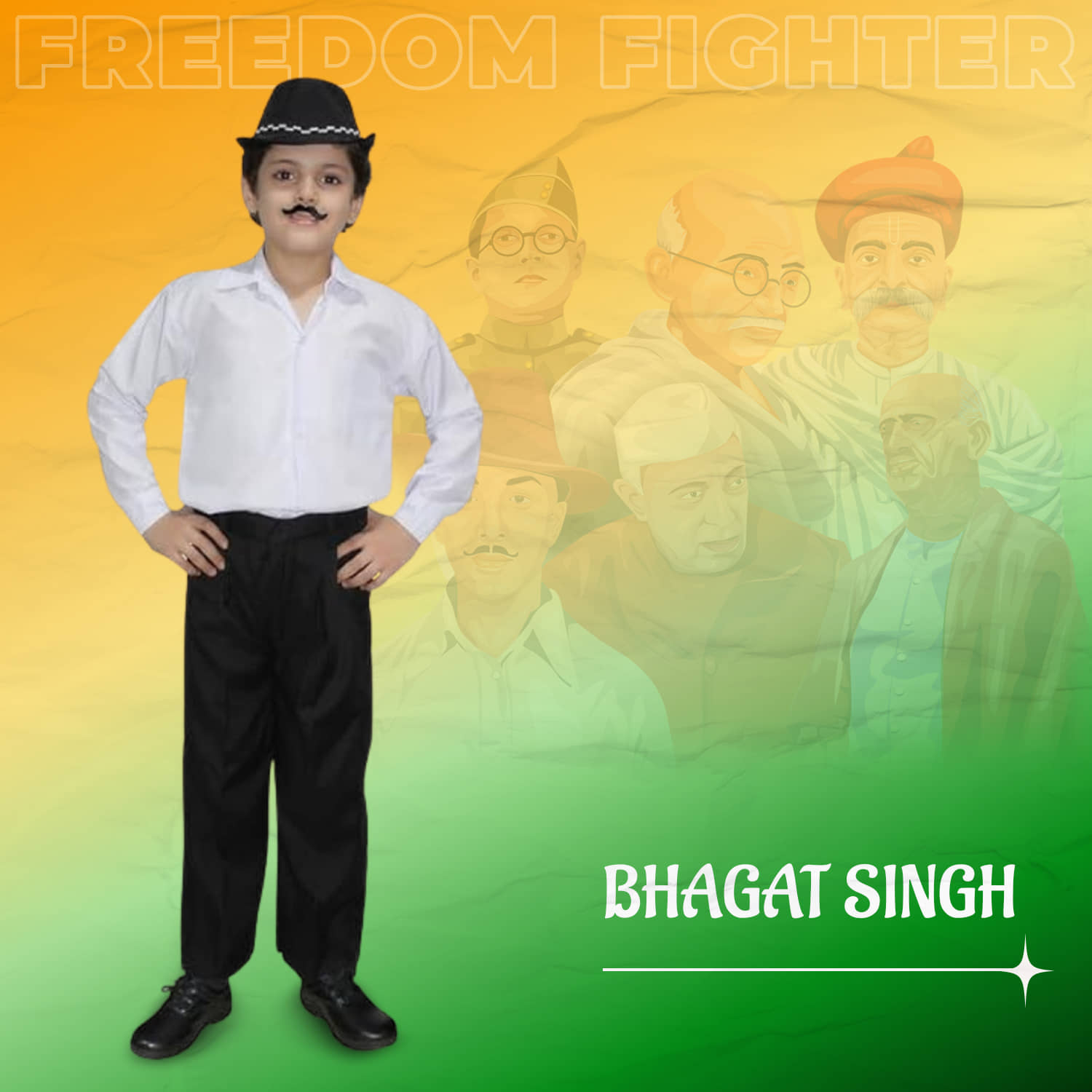 Bhagat Singh Size 22 Fancy Dress Kaku Fancy Dresses Bhagat Singh