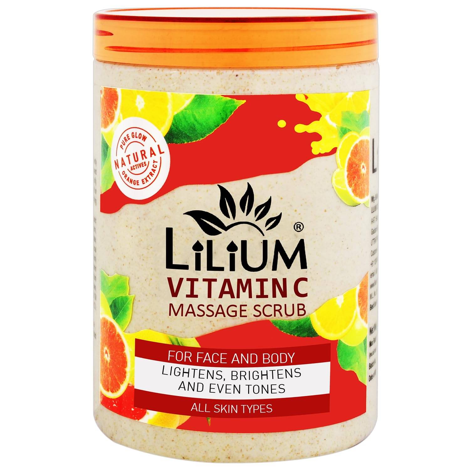     			Lilium Radiant Glow Massage Scrub Vitamin C 500ml | Lightens, Brightens & Even Tone