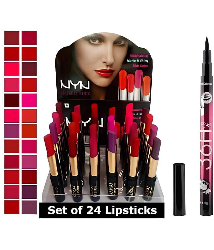     			NYN Red Matte Lipstick 25