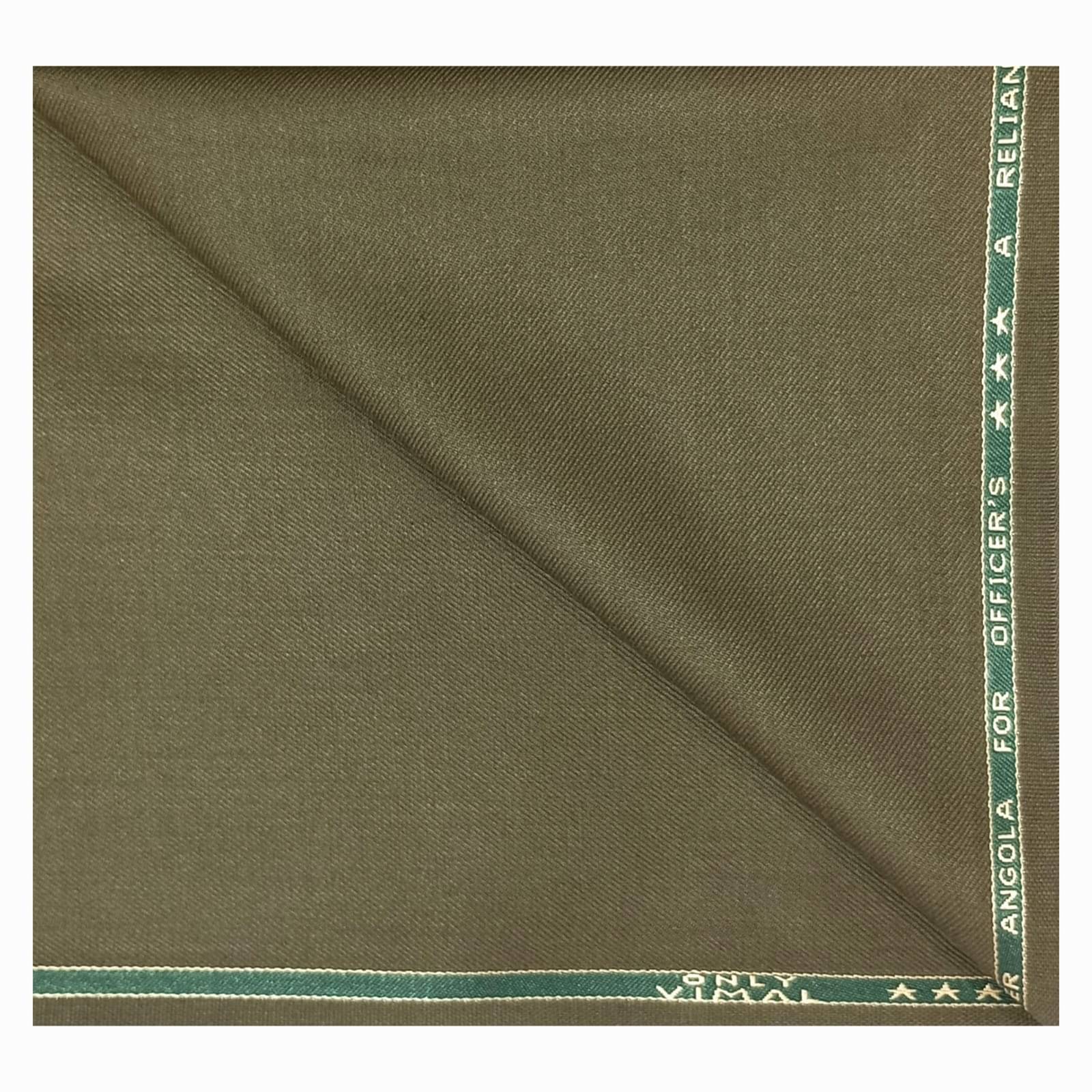 ONLY VIMAL Khaki Polyester Blend Men's Unstitched Shirt Piece ( Pack of 1 ) ONLY VIMAL Khaki Polyester Blend Men's Unstitched Shirt Piece ( Pack of 1 )