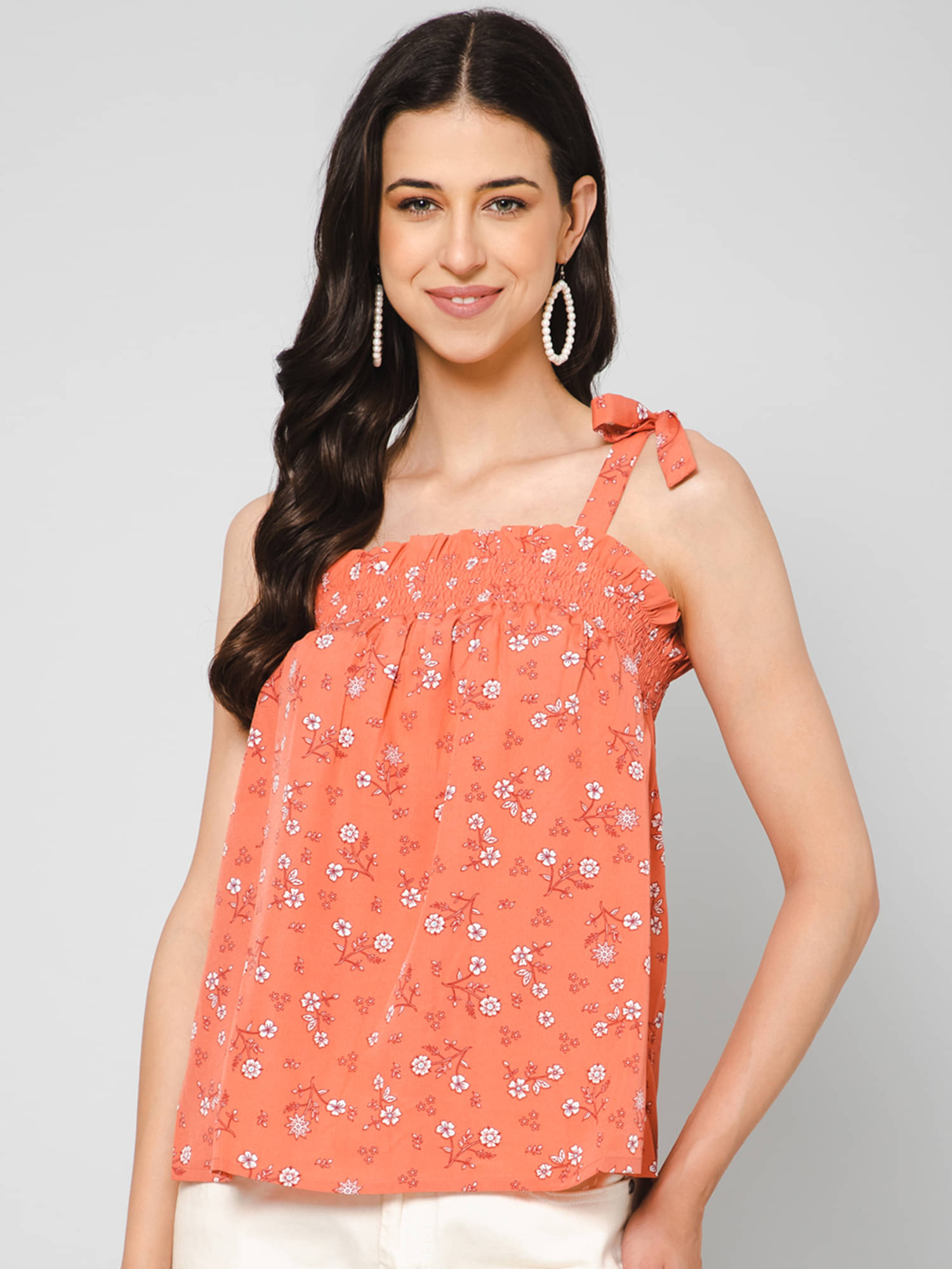 Purys Women's Crepe Regular Top ( Pink ) Purys Women's Crepe Regular Top ( Pink )