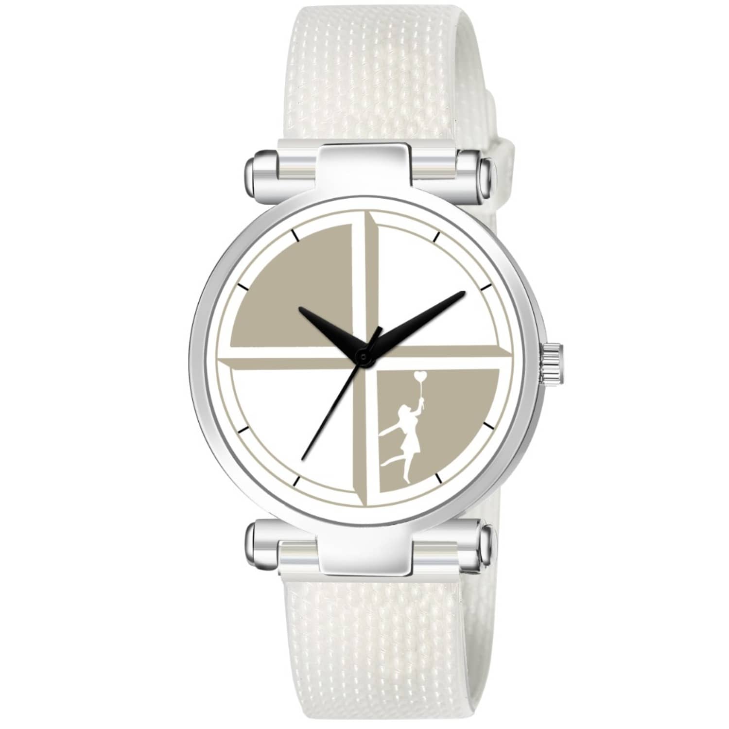 REESKY White Dial Analog Girls Watch ( Pack of 1 )