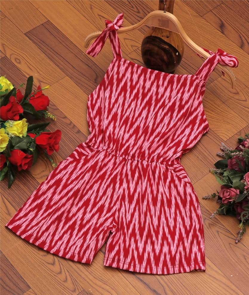 SELVIFAB Girls Crepe Jumpsuit Pack of Purple,Multicolor