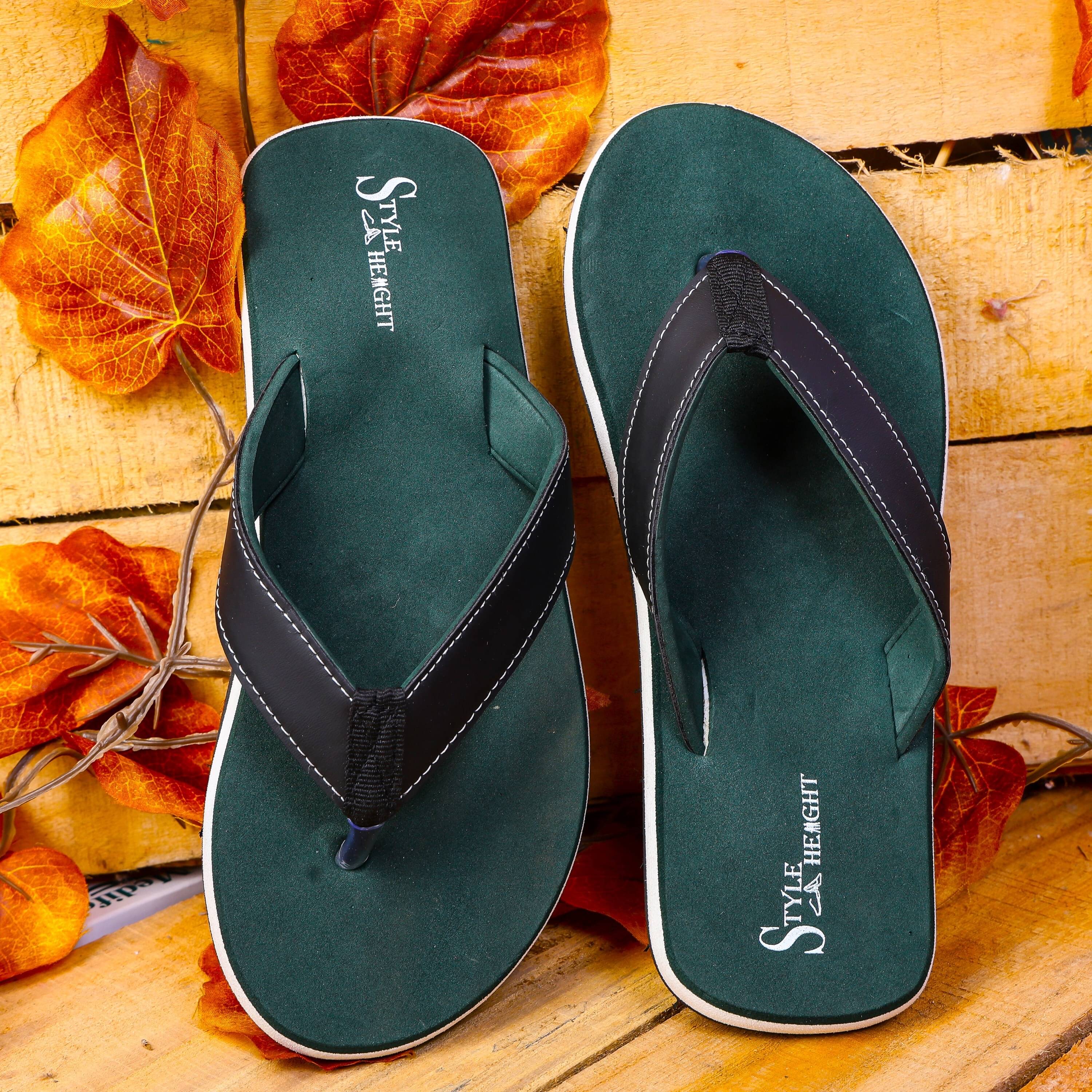     			Style Height Green Men's Thong Flip Flop
