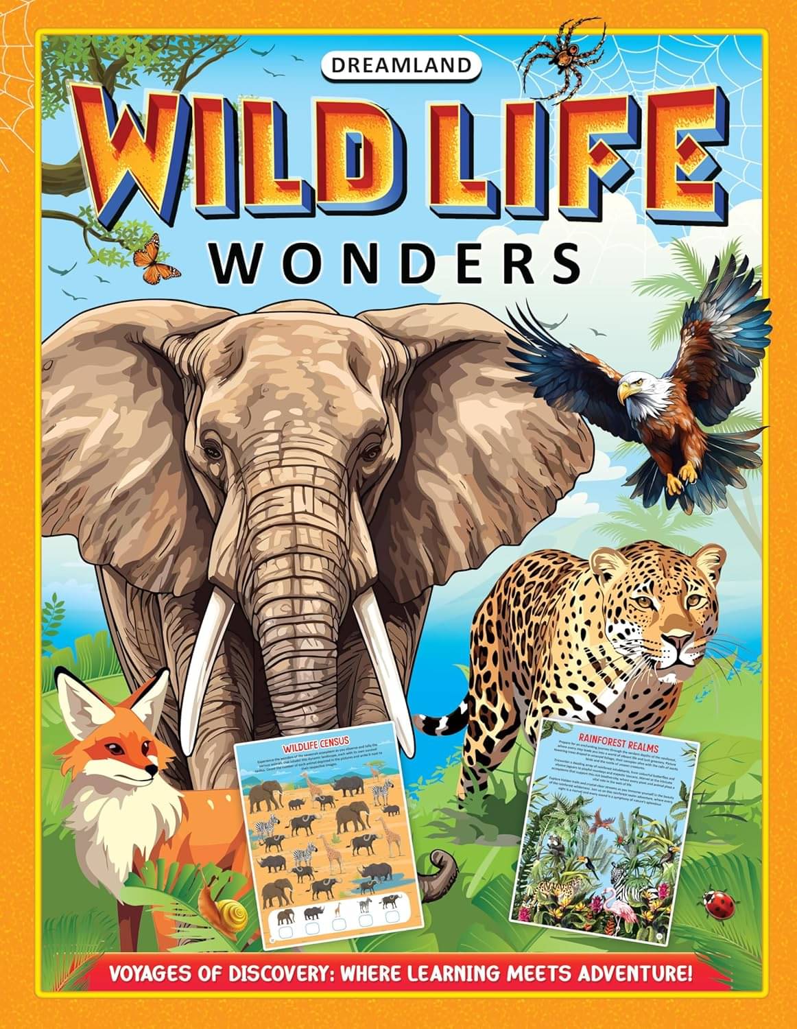     			Wildlife Wonders Activity Book for Kids Age 5 -10 years