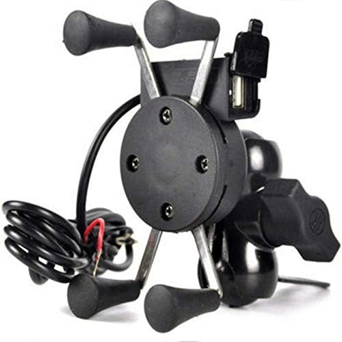 X-Grip Premium Bike Mobile Charger Phone Holder Version for