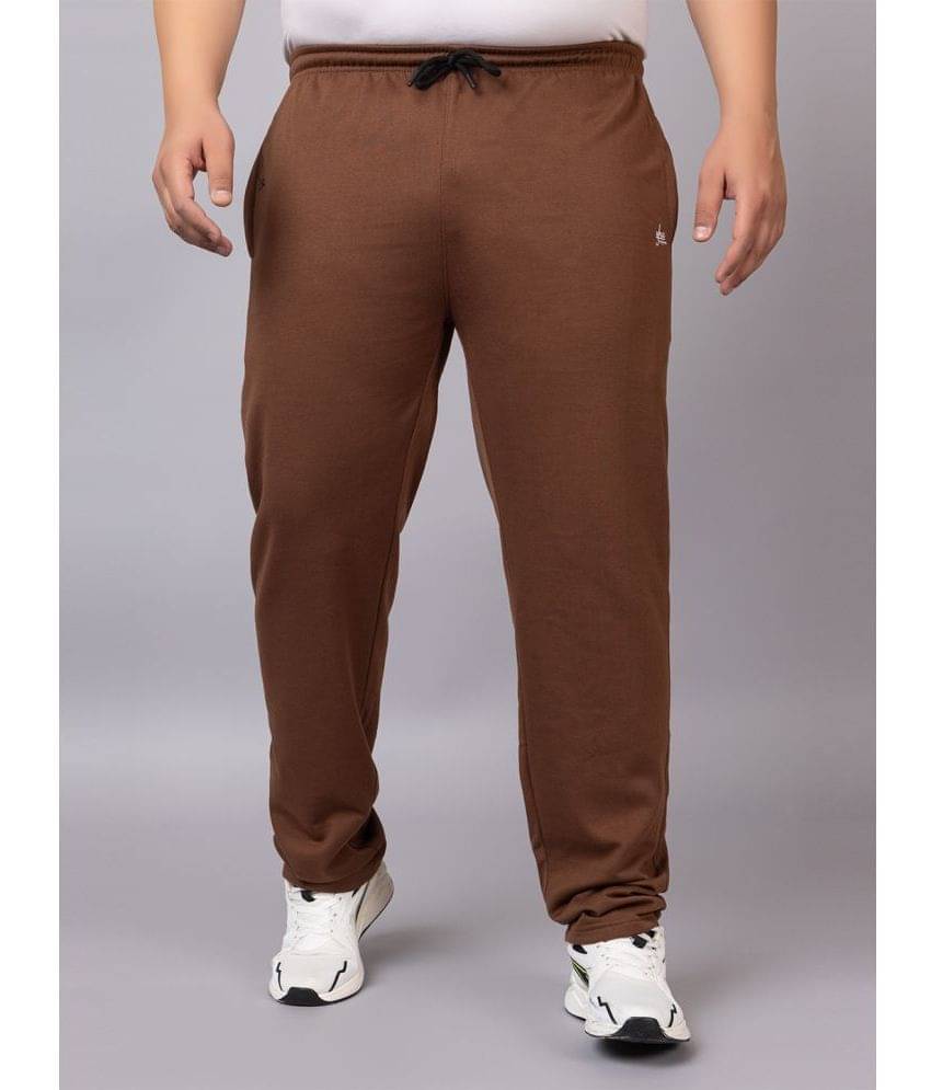 YHA Brown Fleece Men's Trackpants ( Pack of 1 ) YHA Brown Fleece Men's Trackpants ( Pack of 1 )