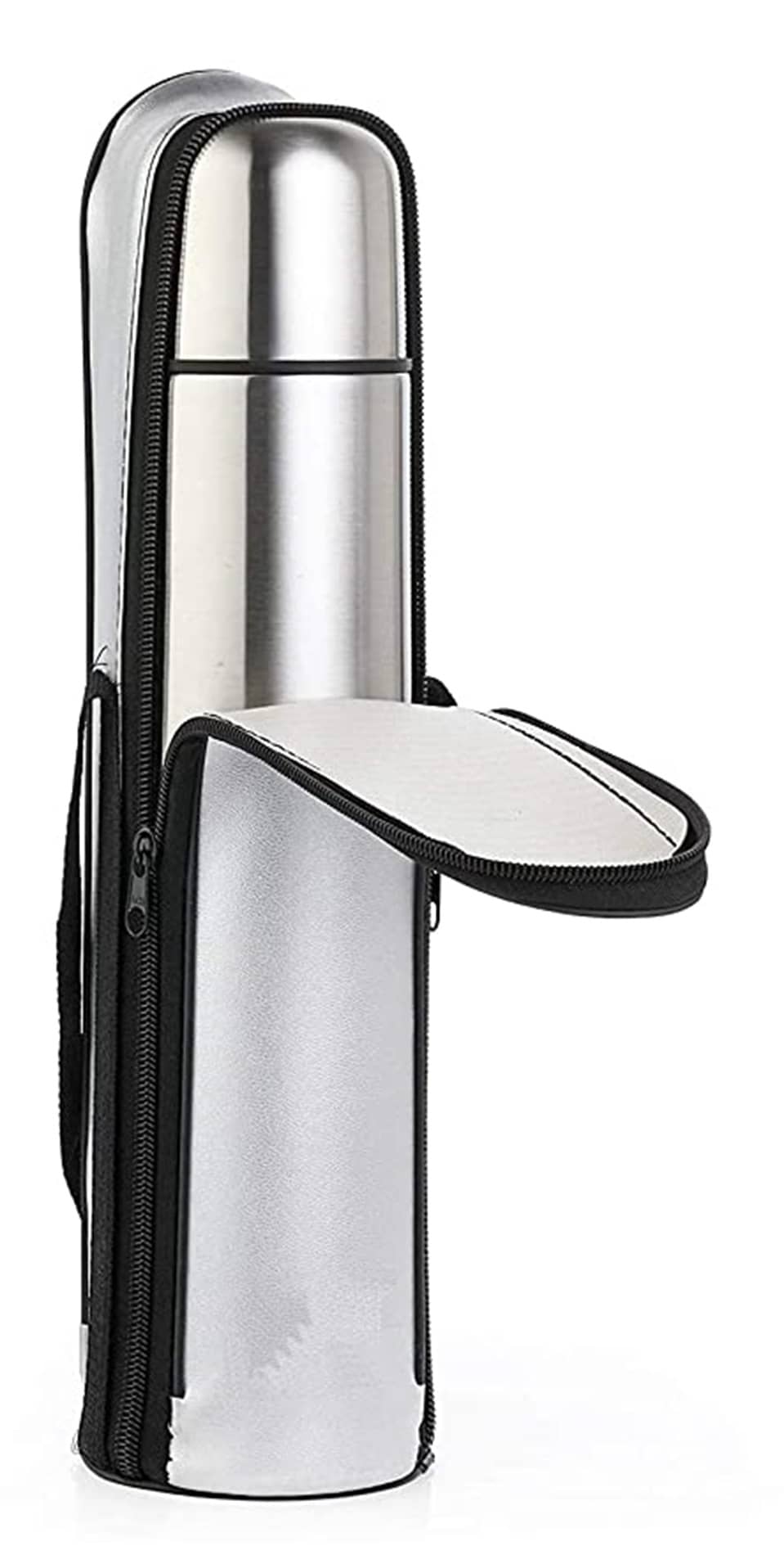 ATIPRIYA Silver Stainless Steel Water Bottle 500 mL ( Set of 1 )