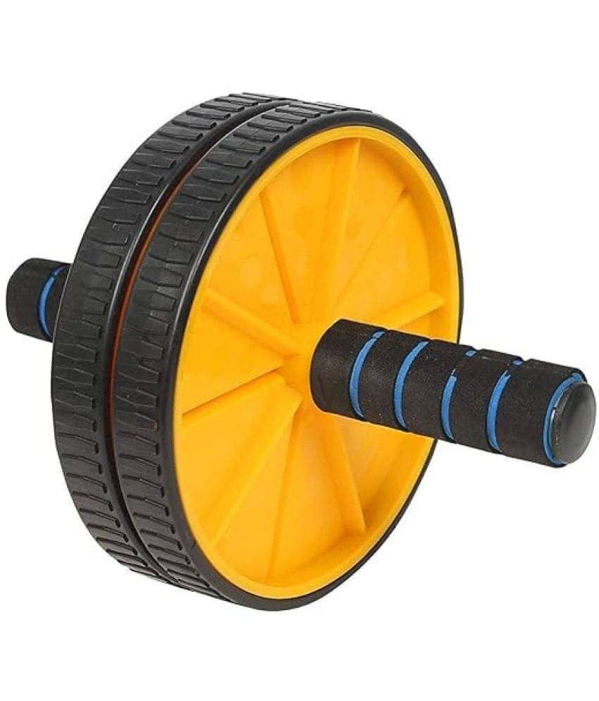 Ab Roller Wheel for Abs Workouts/Home Gym Abdominal Exercise/Core Workouts for Men and Women (Yellow) Pack of 1 Ab Roller Wheel for Abs Workouts/Home Gym Abdominal Exercise/Core Workouts for Men and Women (Yellow) Pack of 1