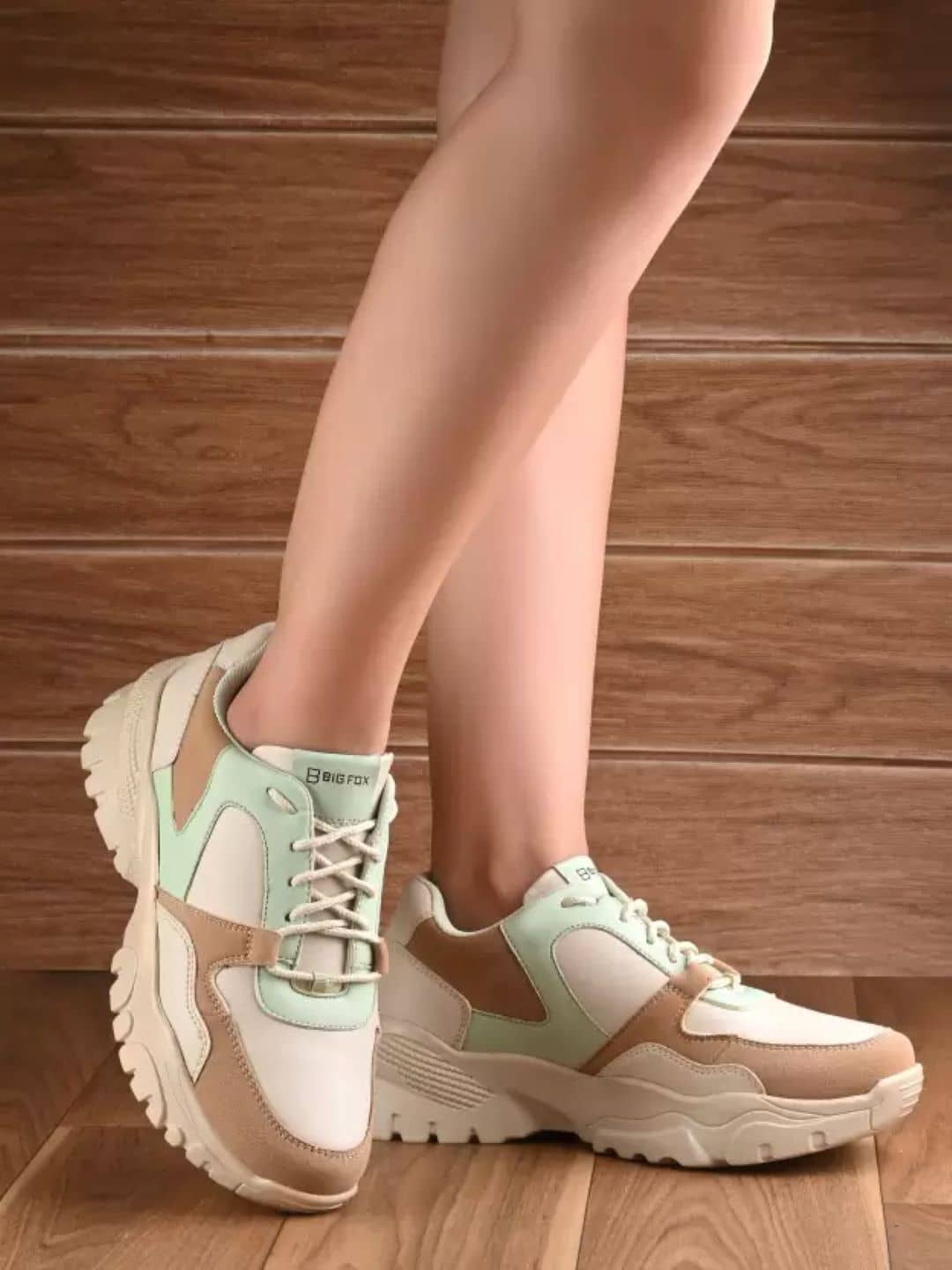 Big Fox Cream Women's Sneakers - Casual Shoes | Buy online on ZillyBuy