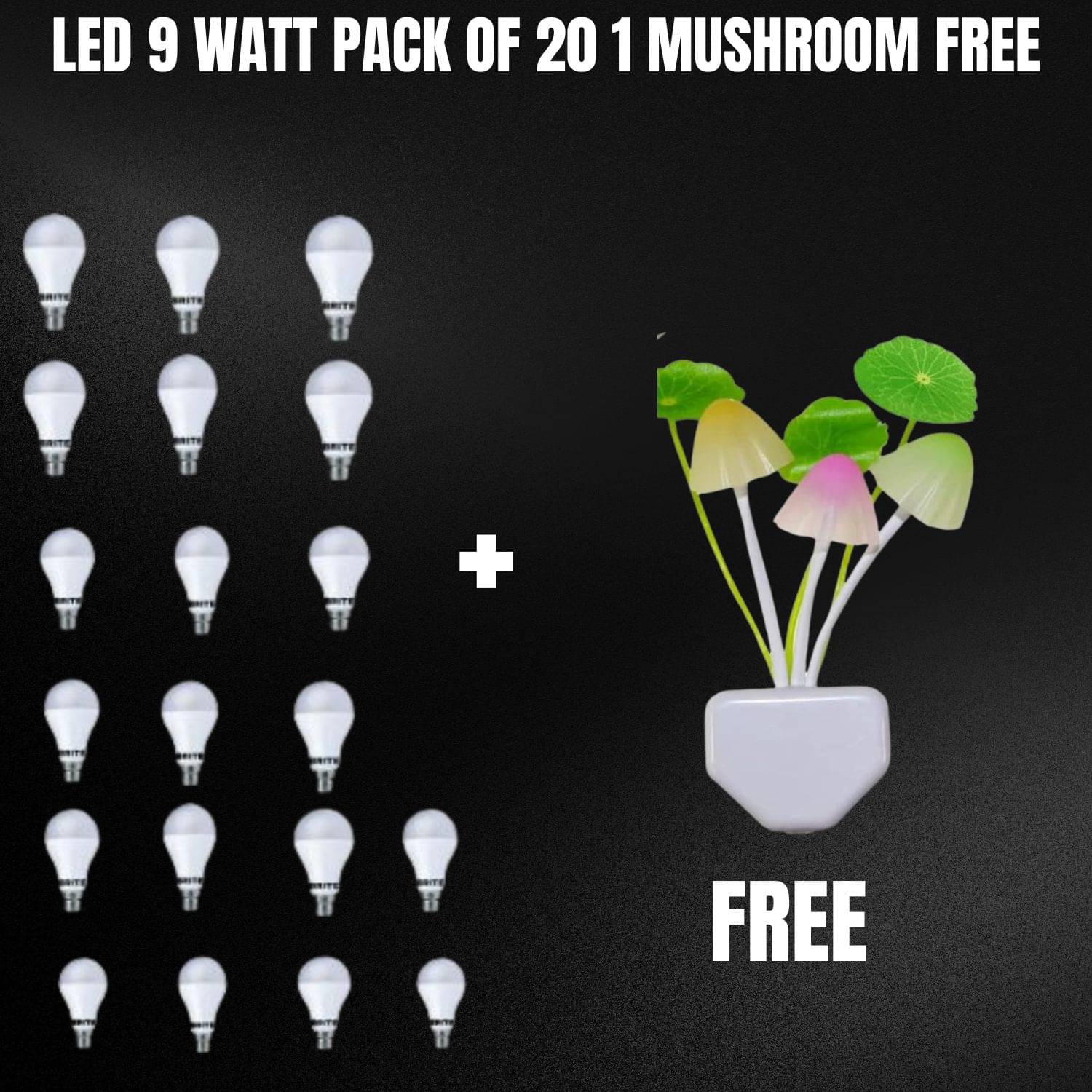     			Brite 9W Cool Day Light LED Bulb ( Pack of 20 )