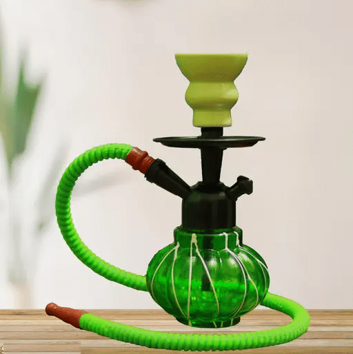     			Burj Green Small Pumpkin Hookah With Charcoal Pack