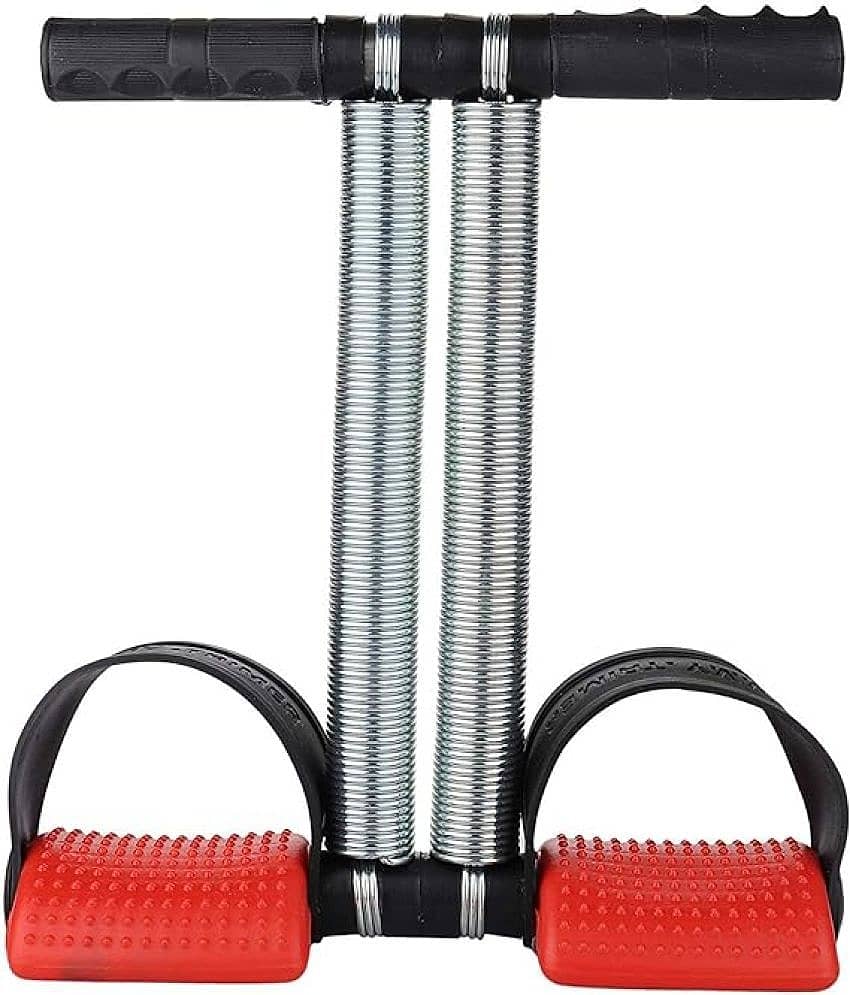 Double Spring Tummy Trimmer Home Workout Gym Equipment Men Women for Abs Abdominal Belly Fat Stomach Workout Exercise Machine Waist Trimmer Pack of 1 - Sports and Fitness Equipment | Buy online on ZillyBuy