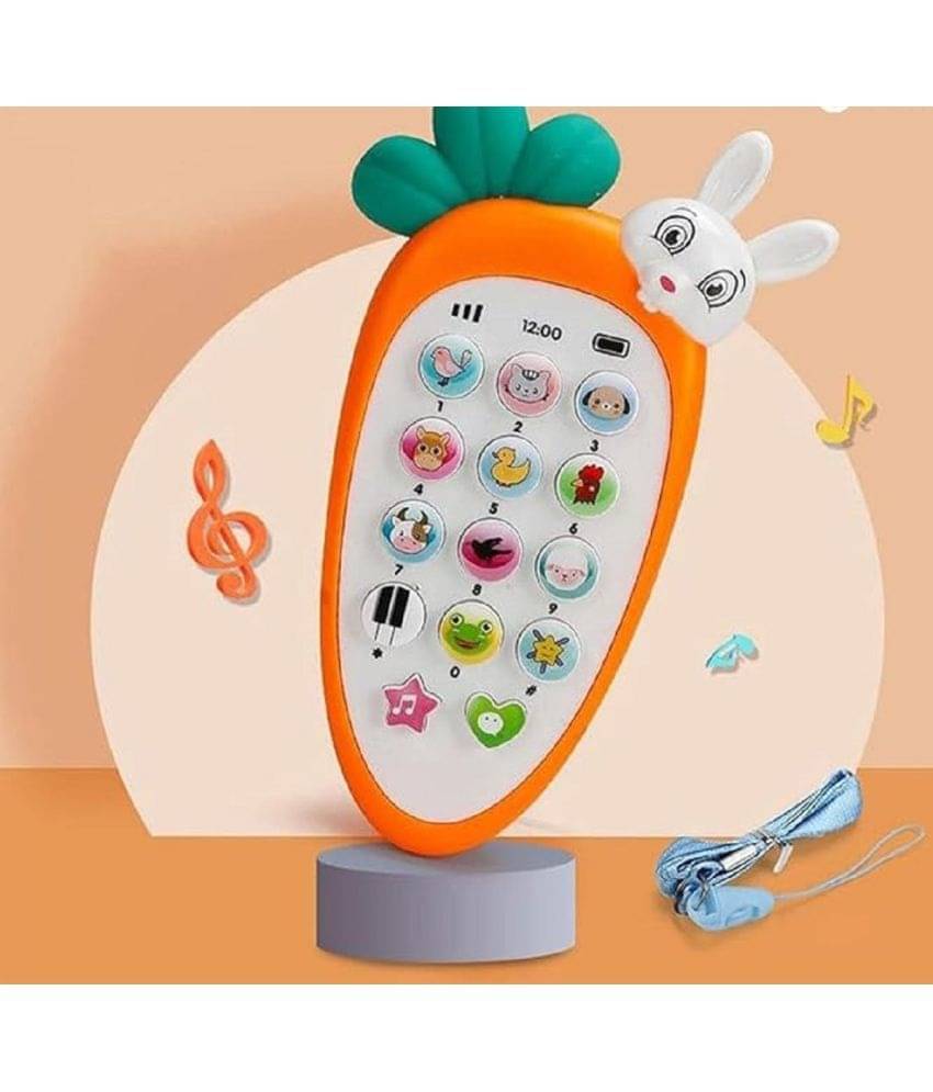    			FEDIFU  Kimi Rabbit Phone Cordless Mobile Phone Toys for Kids Phone Small Phone Toy Musical Toys for Kids Smart Light