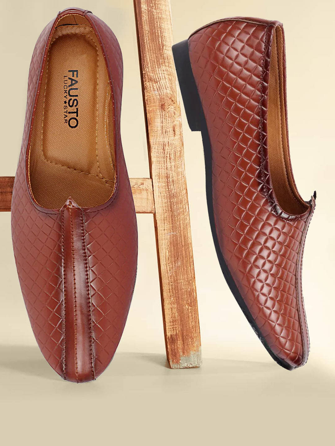     			Fausto Tan Men's Jutti