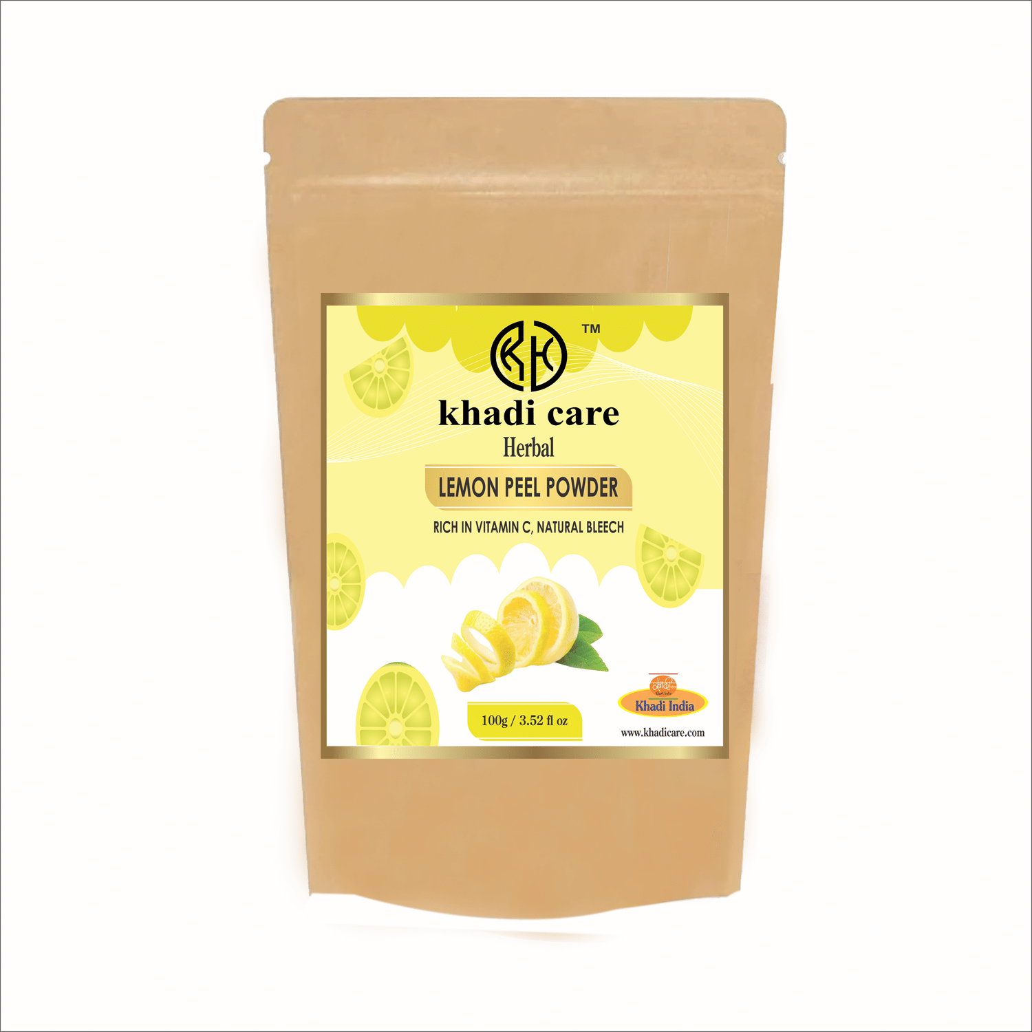     			Khadi Care Herbal Lemon Peel Powder- 100g
