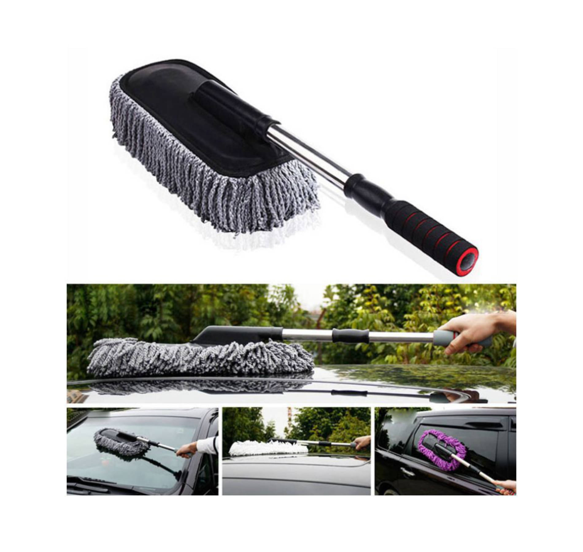     			Magnique Microfibre Handle Duster ( Pack of 1 )