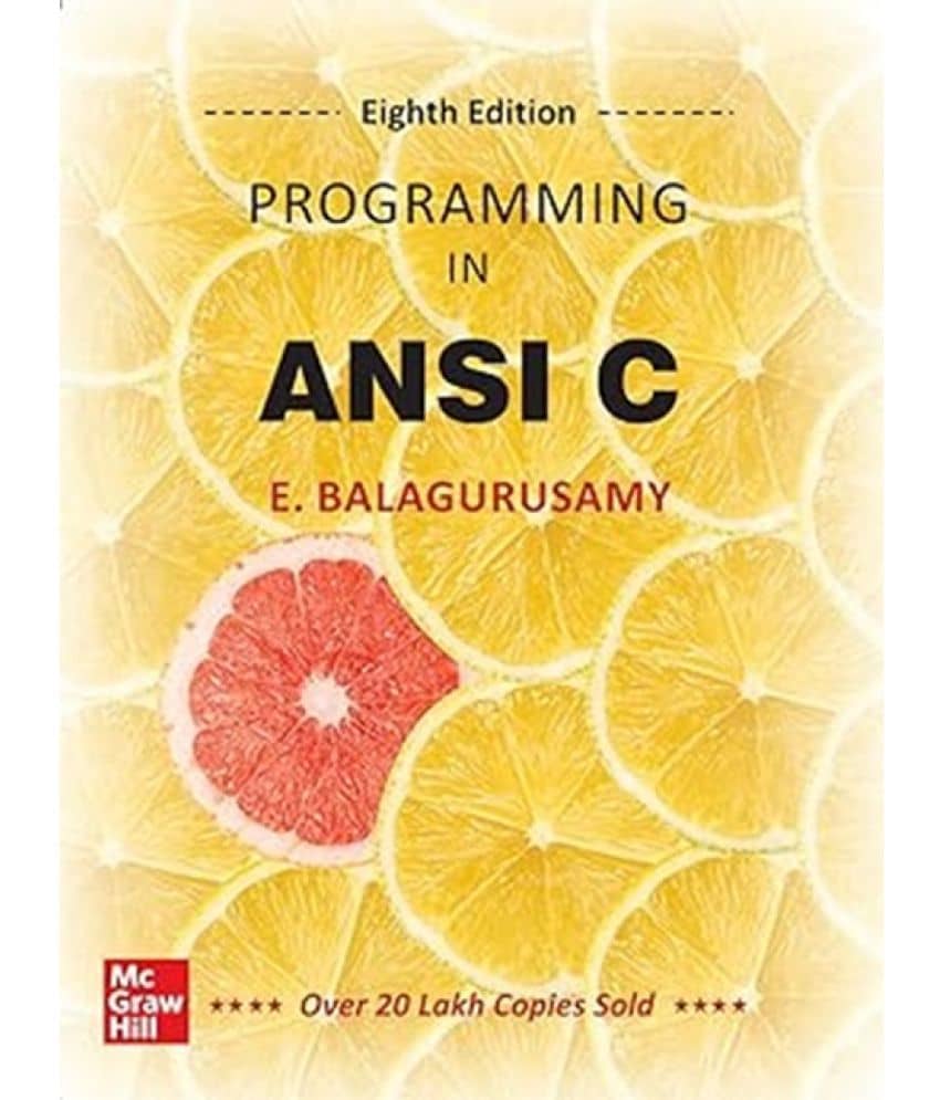 Programming In Ansi C | 8th Edition - Ansi C Balaguruswamy with 2 Disc ...