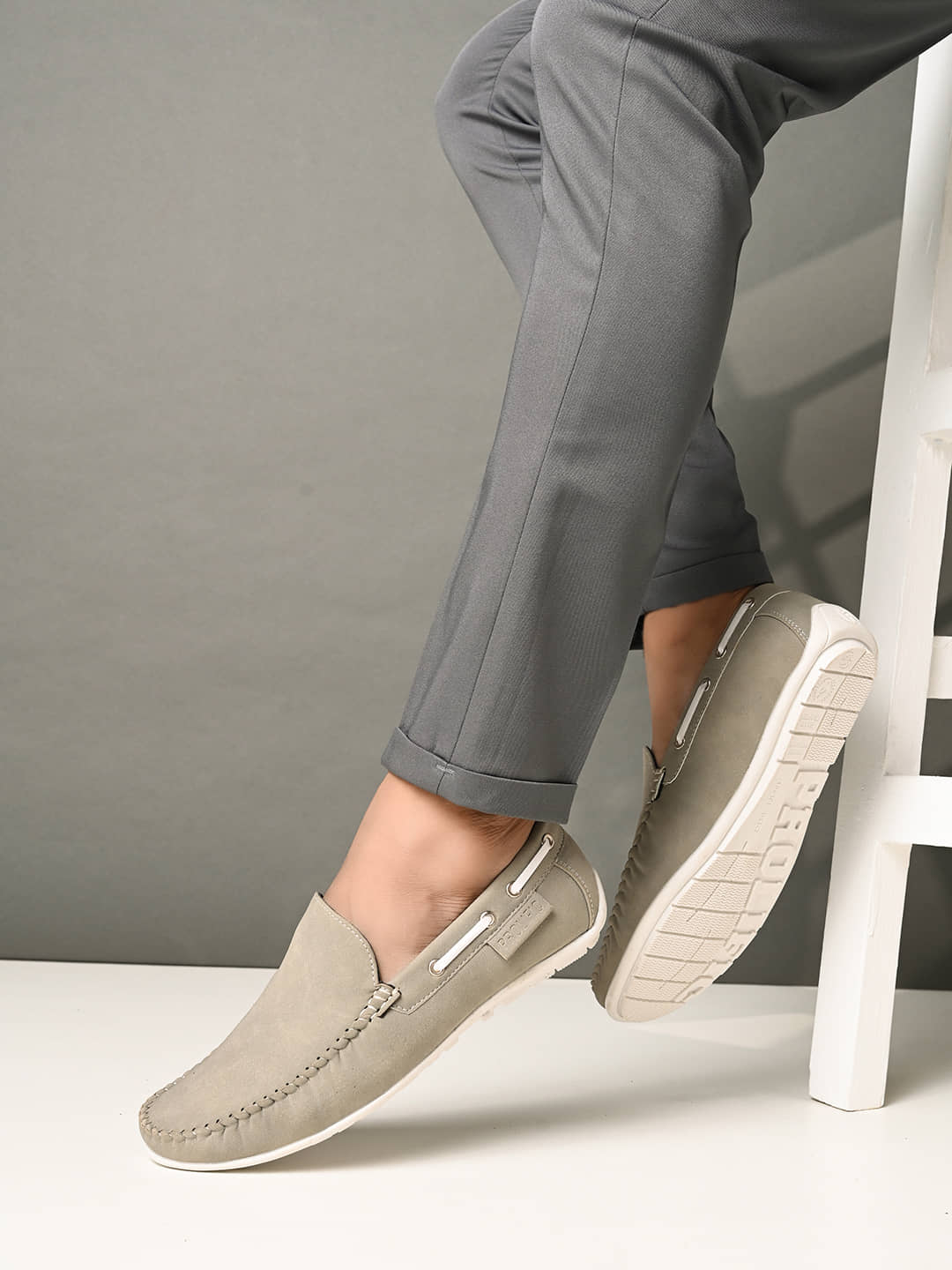 Prolific Beige Men's Driving - Formal Shoes | Buy online on ZillyBuy