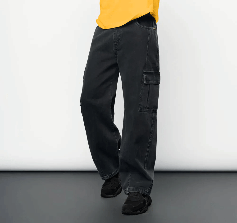     			RAGZO Relaxed Basic Men's Jeans - Black ( Pack of 1 )
