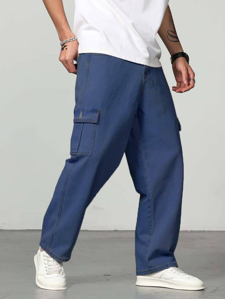 RAGZO Relaxed Basic Men's Jeans - Blue ( Pack of 1 ) - Jeans | Buy online on ZillyBuy