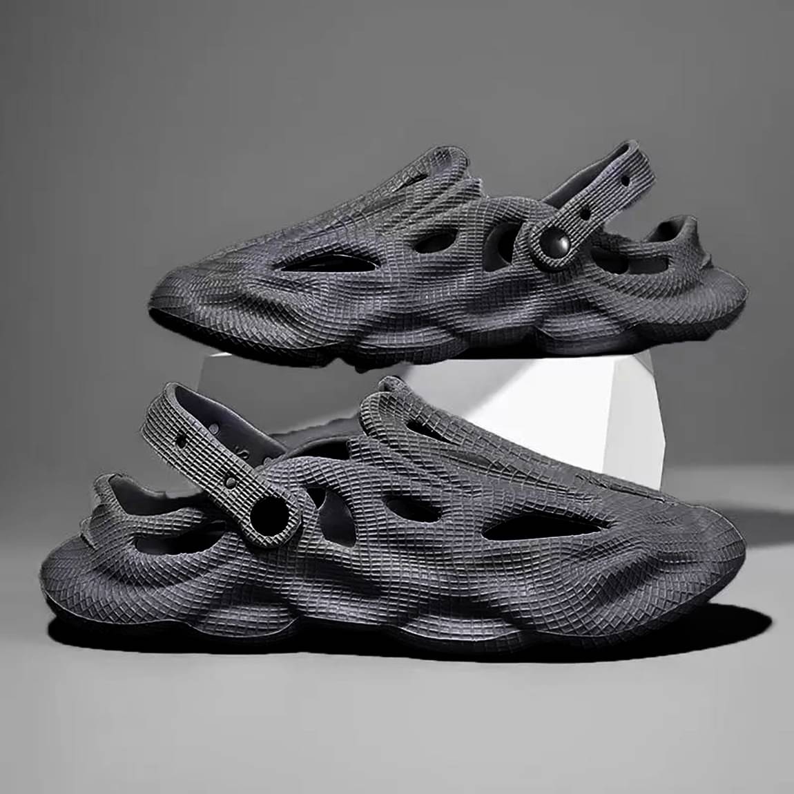 Secritas - Dark Grey Men's Clogs Secritas - Dark Grey Men's Clogs