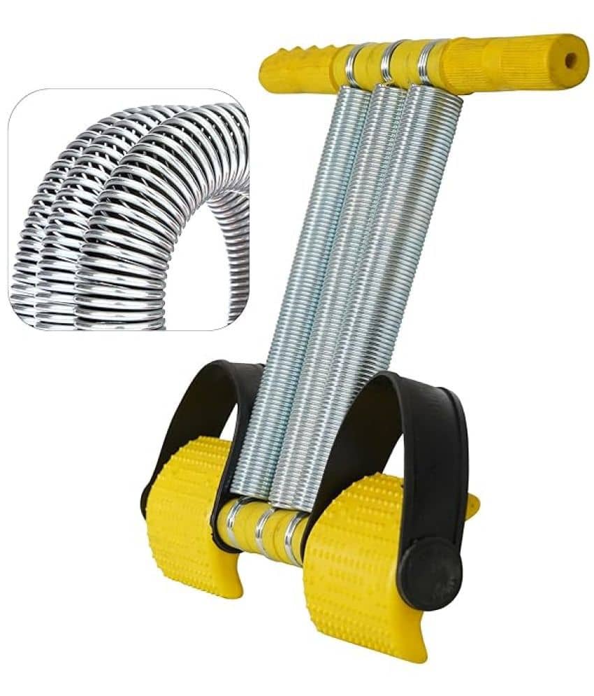 Triple Tummy Trimmer For Men & Women Fat Buster Workout Equipment for Leg Exerciser Sport Fitness Slimming Body building at Home Gym (Triple Tummy Trimmer Yellow) - Sports and Fitness Equipment | Buy online on ZillyBuy