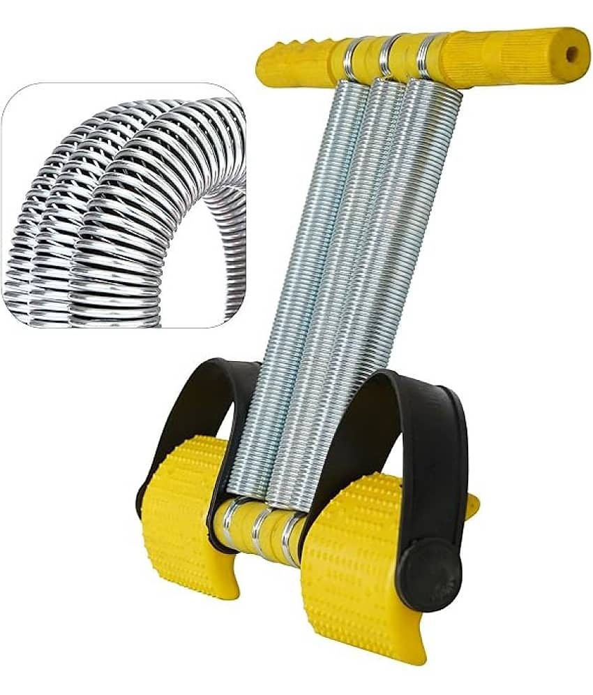Triple Tummy Trimmer For Men & Women Fat Buster Workout Equipment for Leg Exerciser Sport Fitness Slimming Body building at Home Gym (Triple Tummy Trimmer Yellow) - Sports and Fitness Equipment | Buy online on ZillyBuy