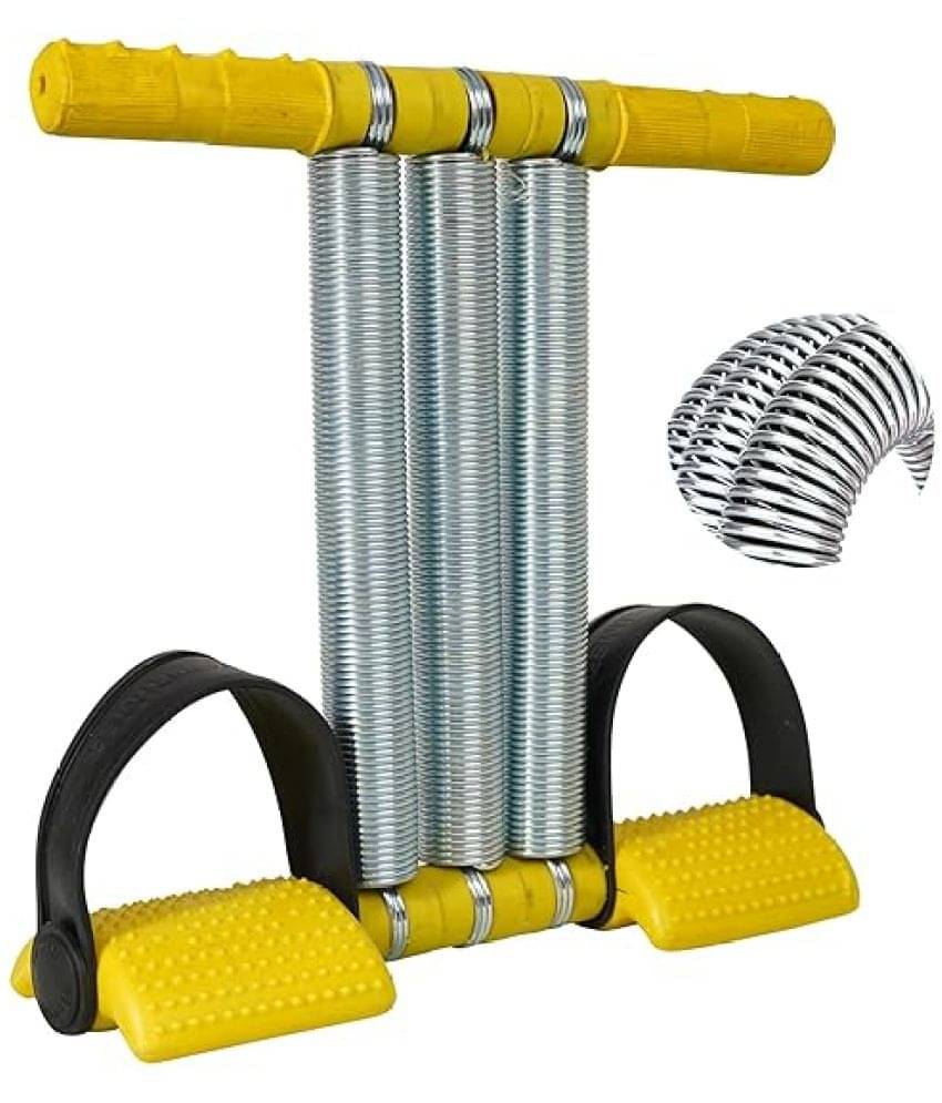 Tummy Trimmer, Triple Spring Tummy Trimmer, Waist Trimmer, Weight Loss Exerciser, Ab Exercise , Fitness Accessories, Fat Burner, Full Body Workout( Yellow) Tummy Trimmer, Triple Spring Tummy Trimmer, Waist Trimmer, Weight Loss Exerciser, Ab Exercise , Fitness Accessories, Fat Burner, Full Body Workout( Yellow)