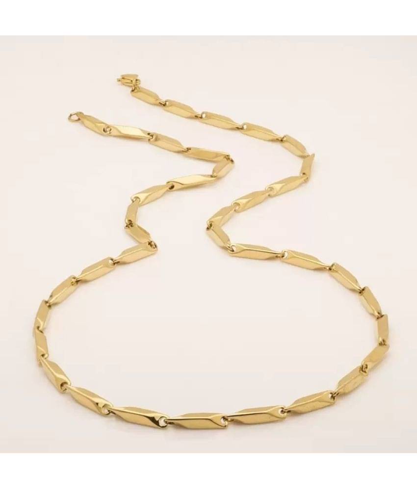     			WTM Gold Plated Chain ( Set of 1 )