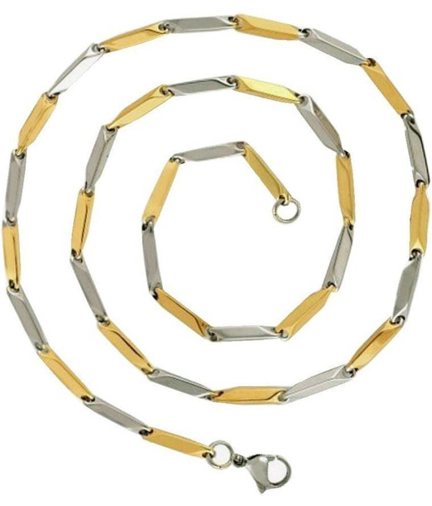     			WTM Gold Plated Chain ( Set of 1 )