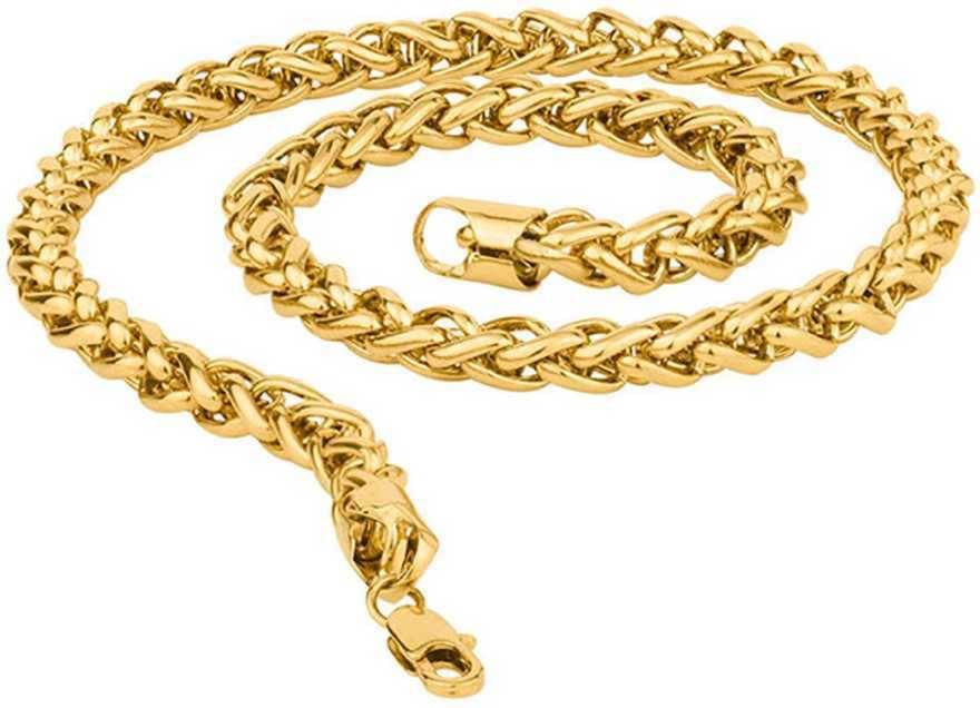     			WTM Gold Plated Chain ( Set of 1 )