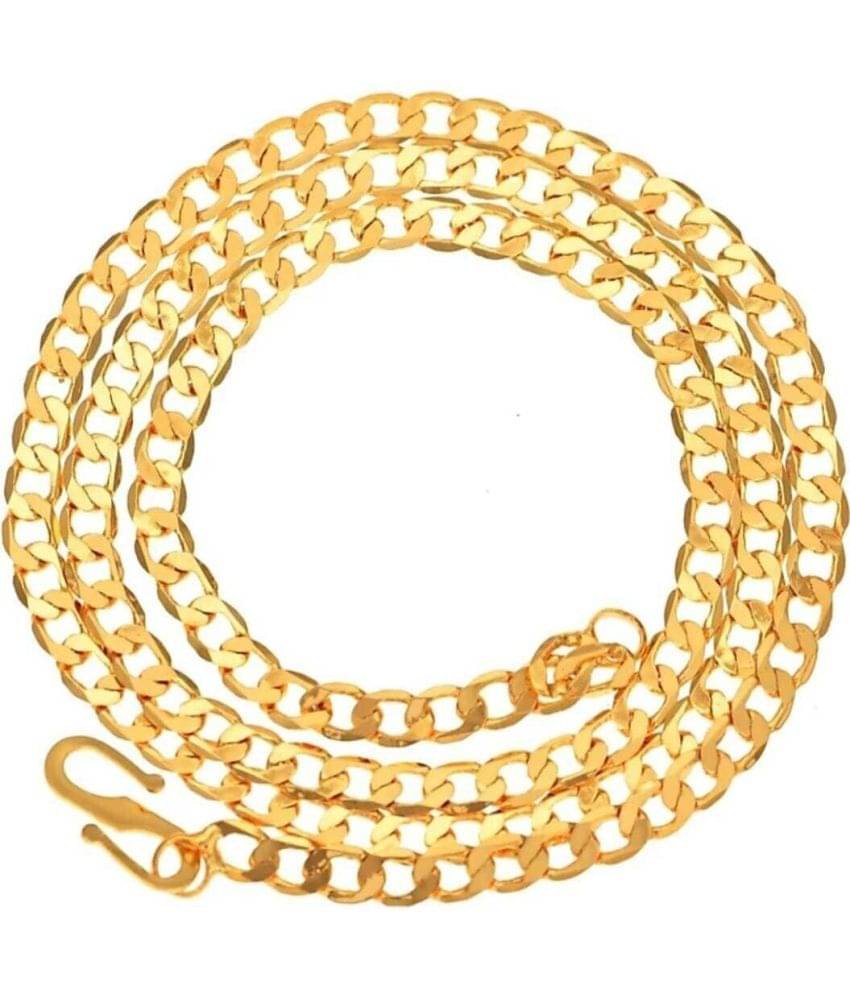     			WTM Rhodium Plated Chain ( Set of 1 )