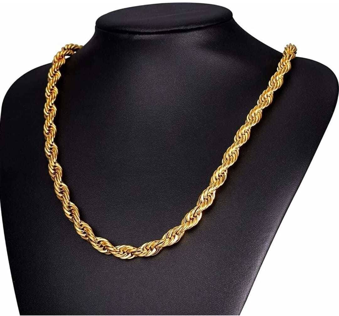     			WTM Rhodium Plated Chain ( Set of 1 )