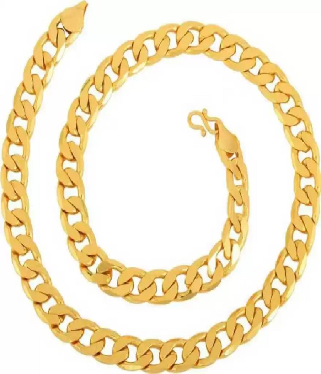     			WTM Rhodium Plated Chain ( Set of 1 )