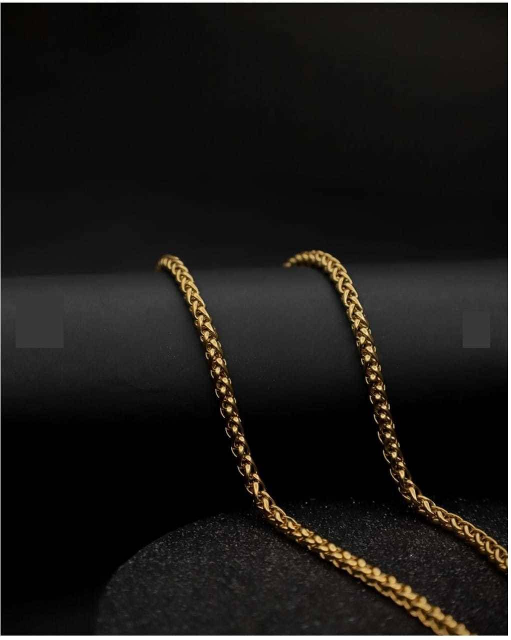     			WTM Rose Gold Plated Chain ( Set of 1 )