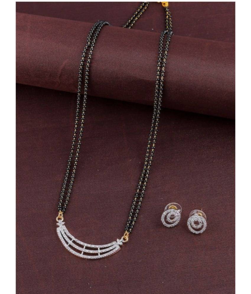     			gilher Silver Mangalsutra Set ( Pack of 1 )