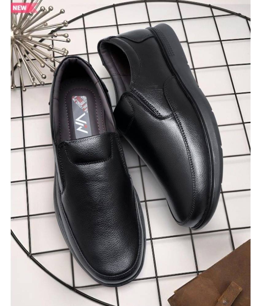 viv Black Men's Mocassin Formal Shoes     			viv Black Men's Mocassin Formal Shoes