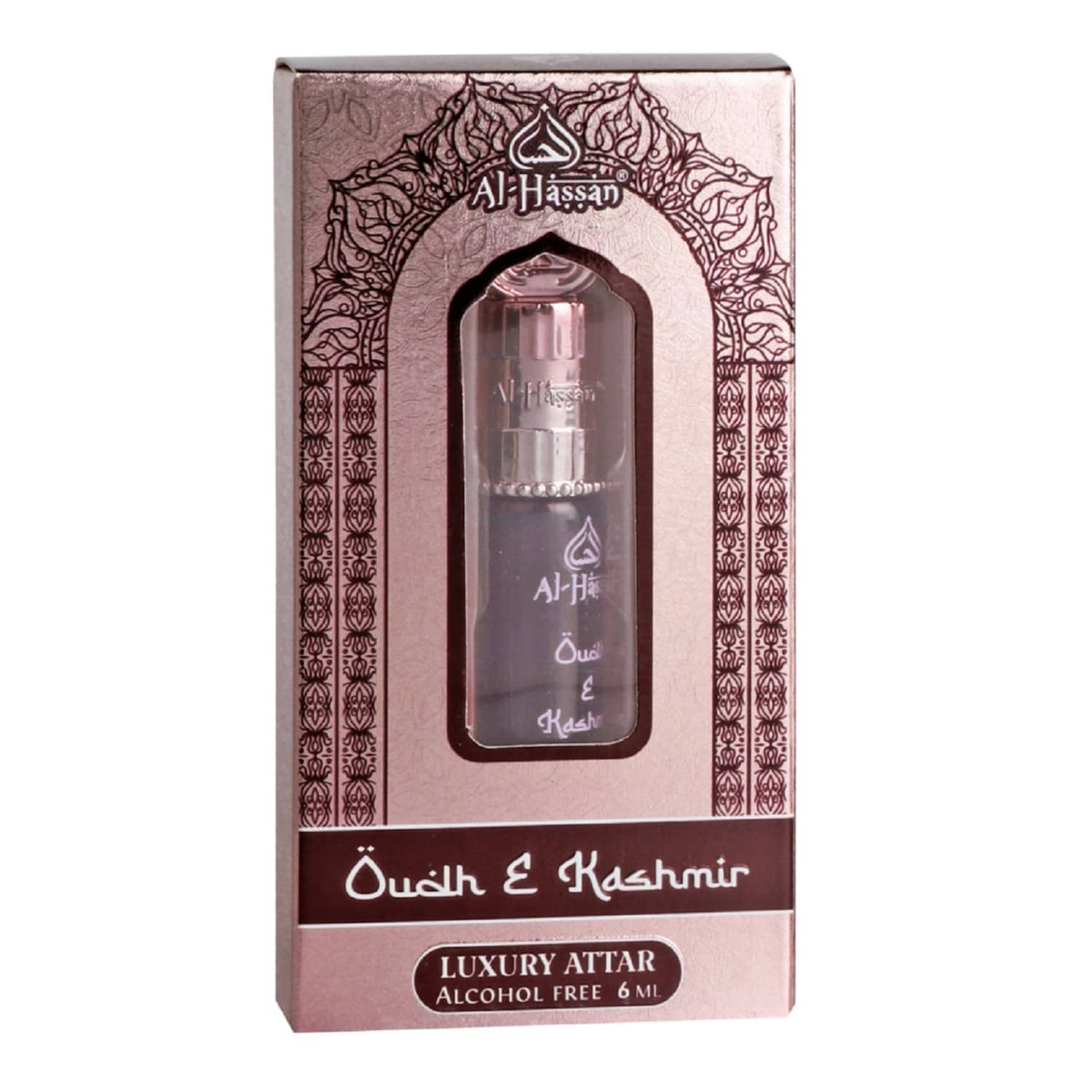 Al - Hassan Oudh E Kashmir Attar For Men & Women Alcohol-free ittar Roll on 6 ml (Pack of 1)