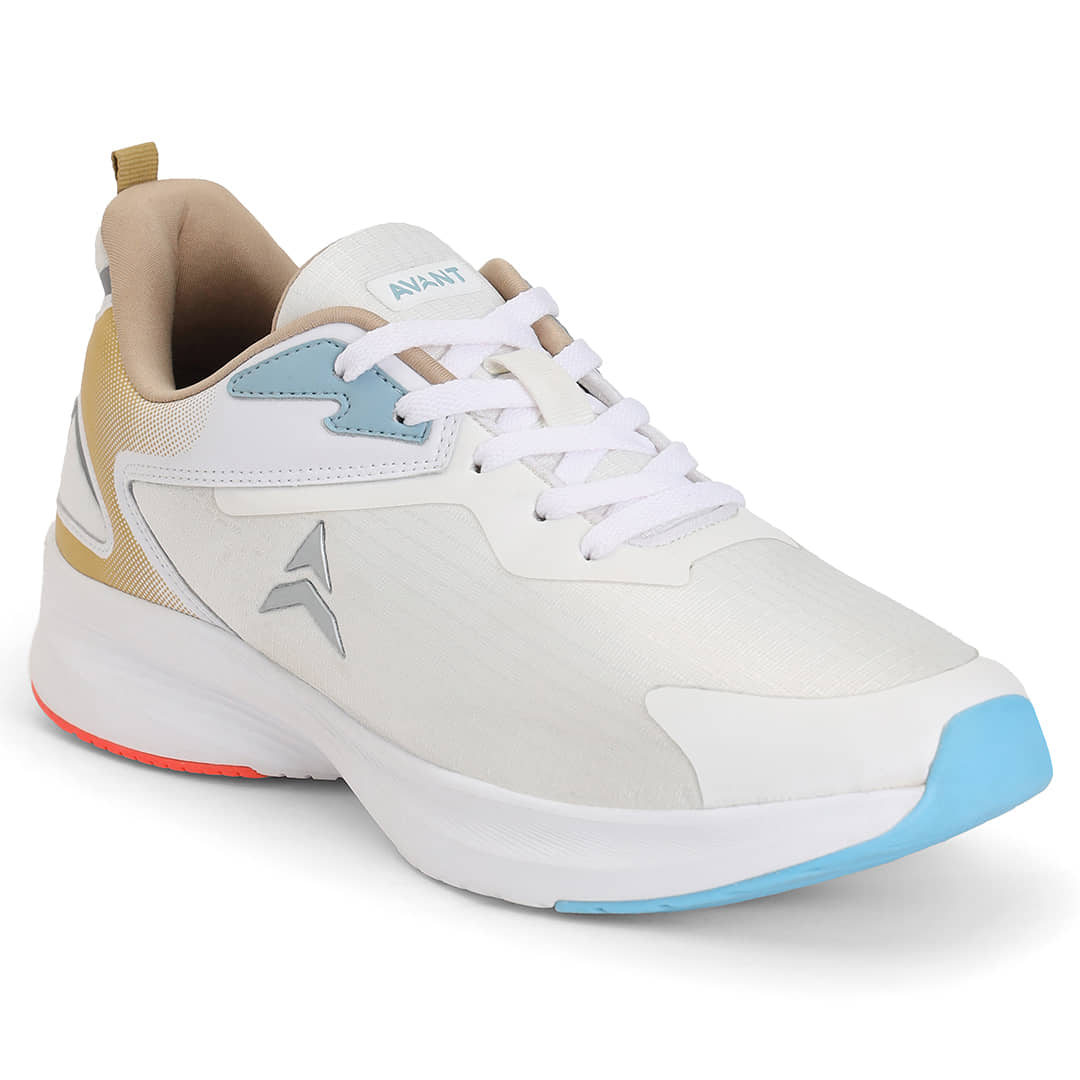 Avant Delux White Men's Sports Running Shoes - Sports Shoes | Buy online on ZillyBuy