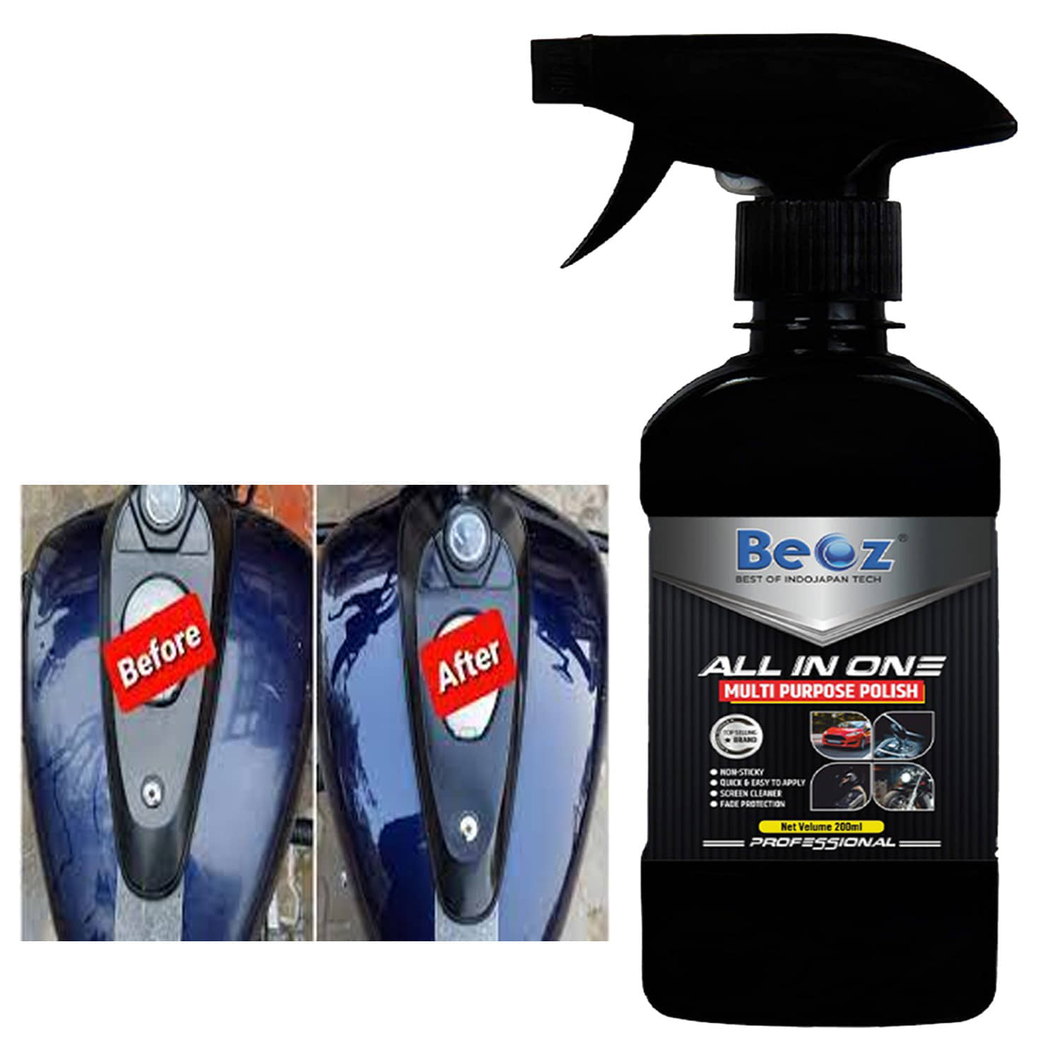 BEOZ - Finishing Metal Polish For All Cars & Motorbikes ( Pack of 1 )