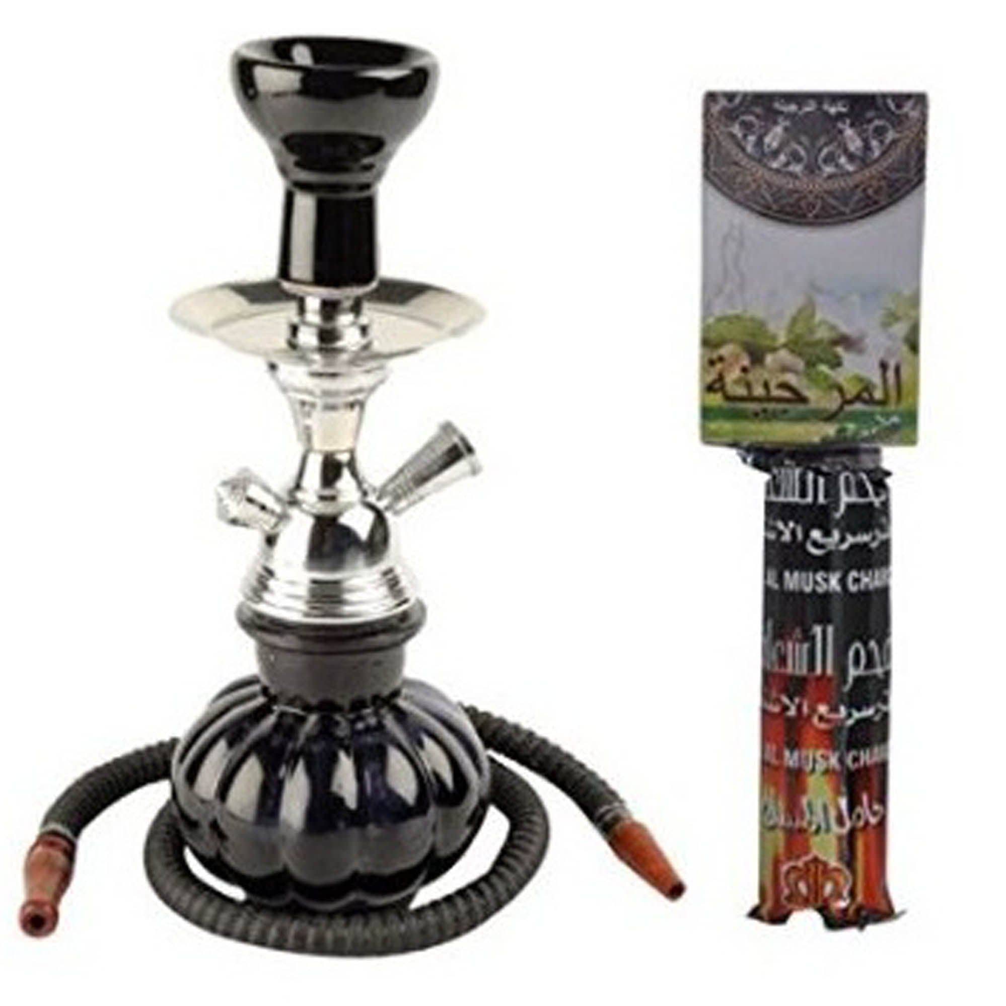 Burj Black Small Pumpkin Hookah