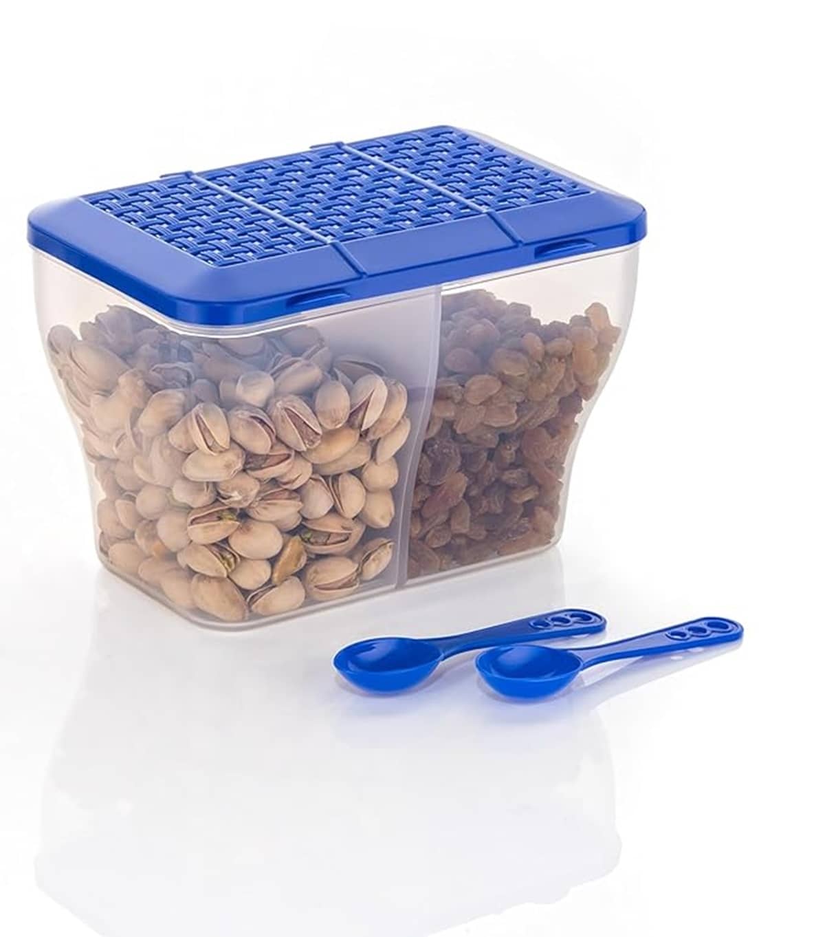Dark Sun Kitchenware Dal/Masala/Vegetable Plastic Blue Pickle Container ( Set of 1 )