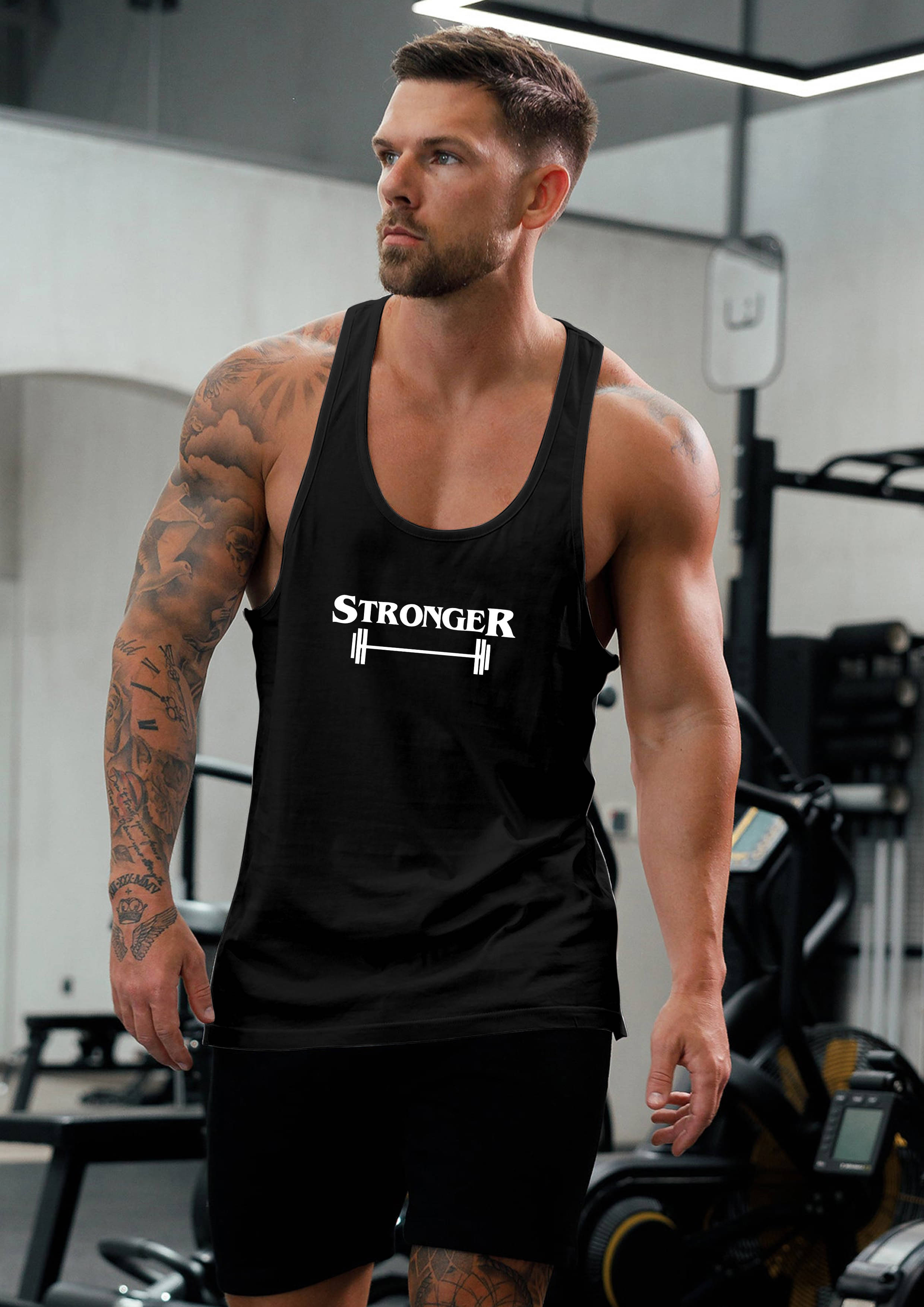FTX Pack of 1 Lycra Gym Vest For Men ( Charcoal ) FTX Pack of 1 Lycra Gym Vest For Men ( Charcoal )