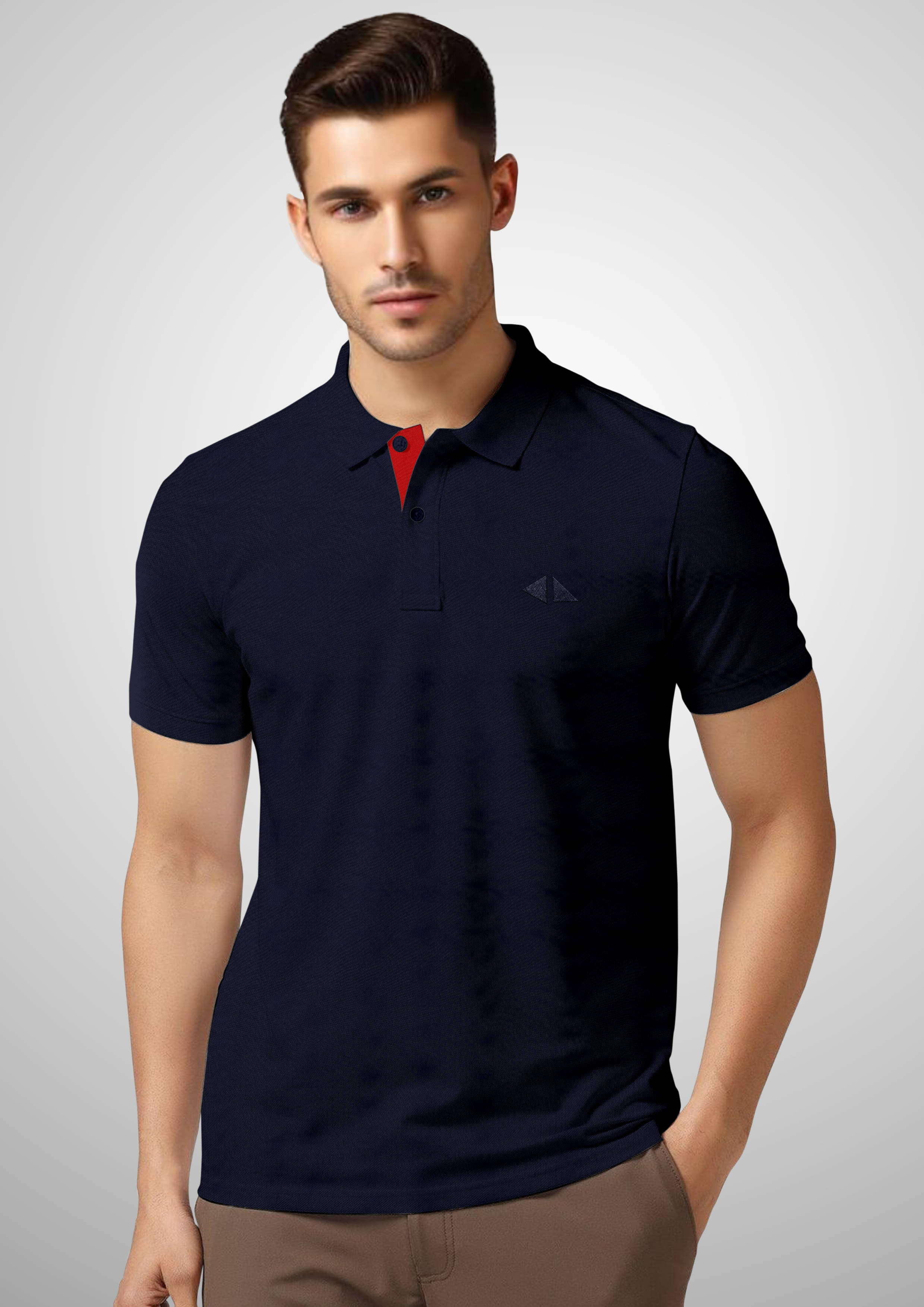 FTX Pack of 1 Polyester Regular Fit Solid Half Sleeves Men's Polo T Shirt ( Navy Blue ) FTX Pack of 1 Polyester Regular Fit Solid Half Sleeves Men's Polo T Shirt ( Navy Blue )