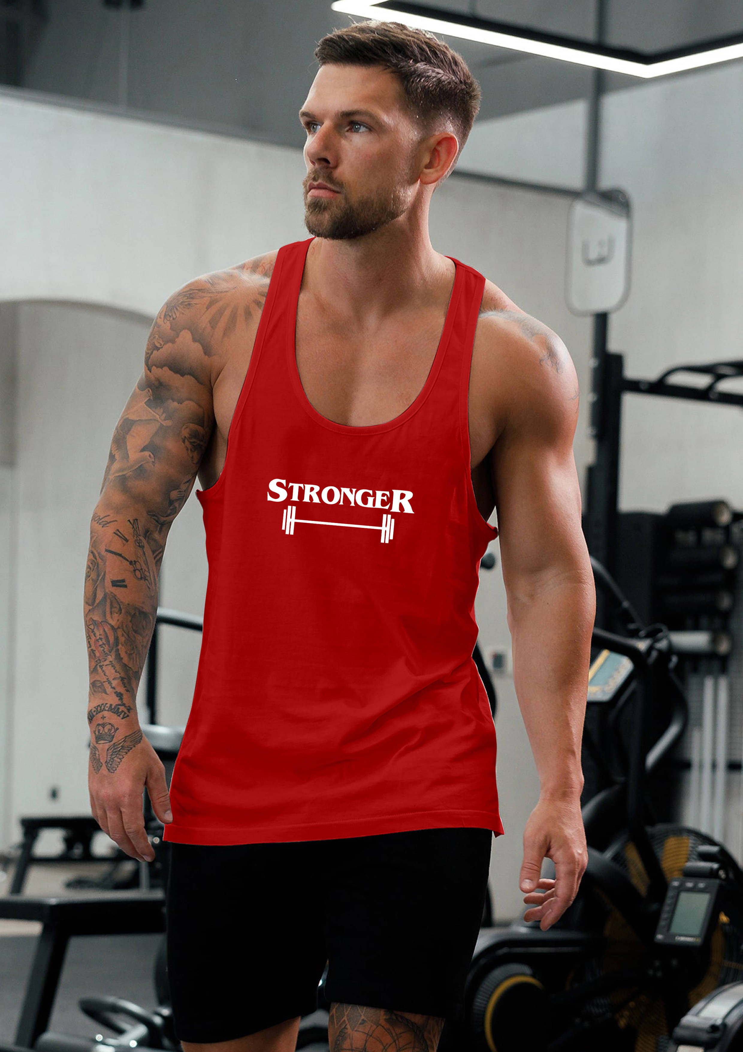 FTX Pack of 1 Lycra Gym Vest For Men ( Red ) FTX Pack of 1 Lycra Gym Vest For Men ( Red )